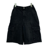 ショートパンツ AFB BAGGY CARGO SHORTS 黒 M ブラック