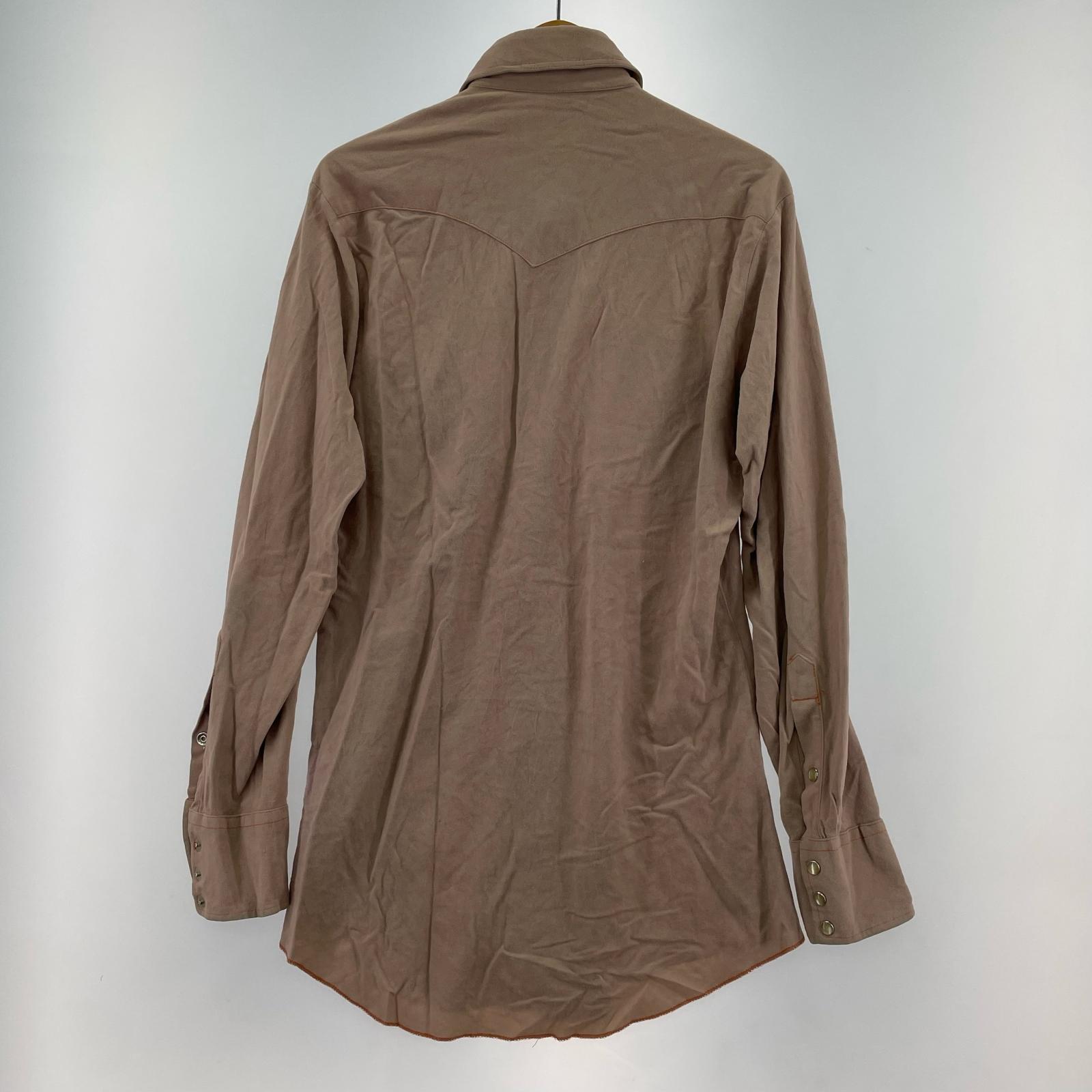 長袖シャツ 70s H BAR C ウエスタンシャツ(L)