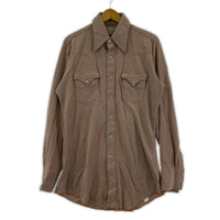 長袖シャツ 70s H BAR C ウエスタンシャツ(L)