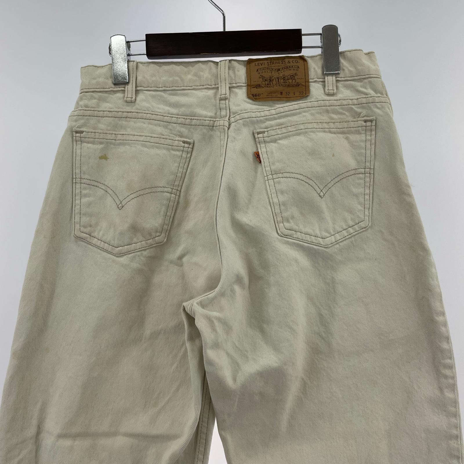 デニムパンツ 90s 560 ボタン裏585(W32) 32 ホワイト
