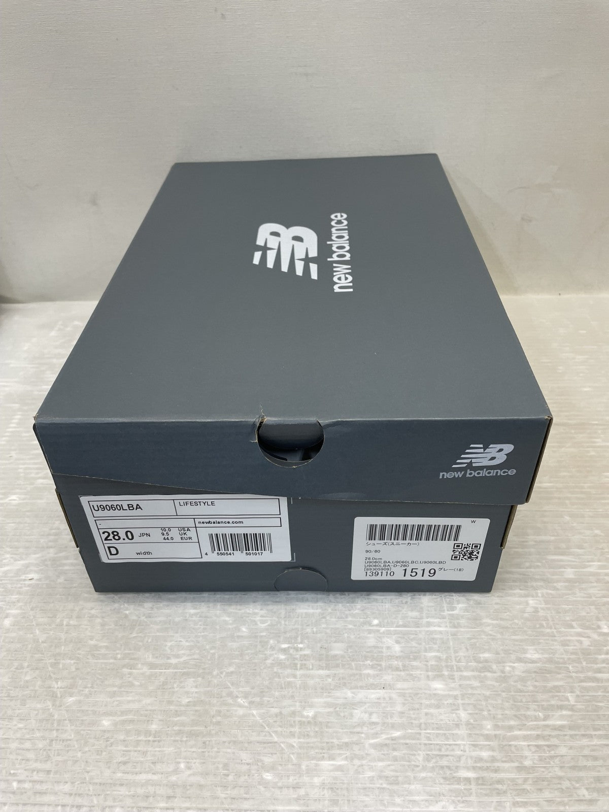 スニーカー NEW BALANCE U9060LBA GREY 28.0cm