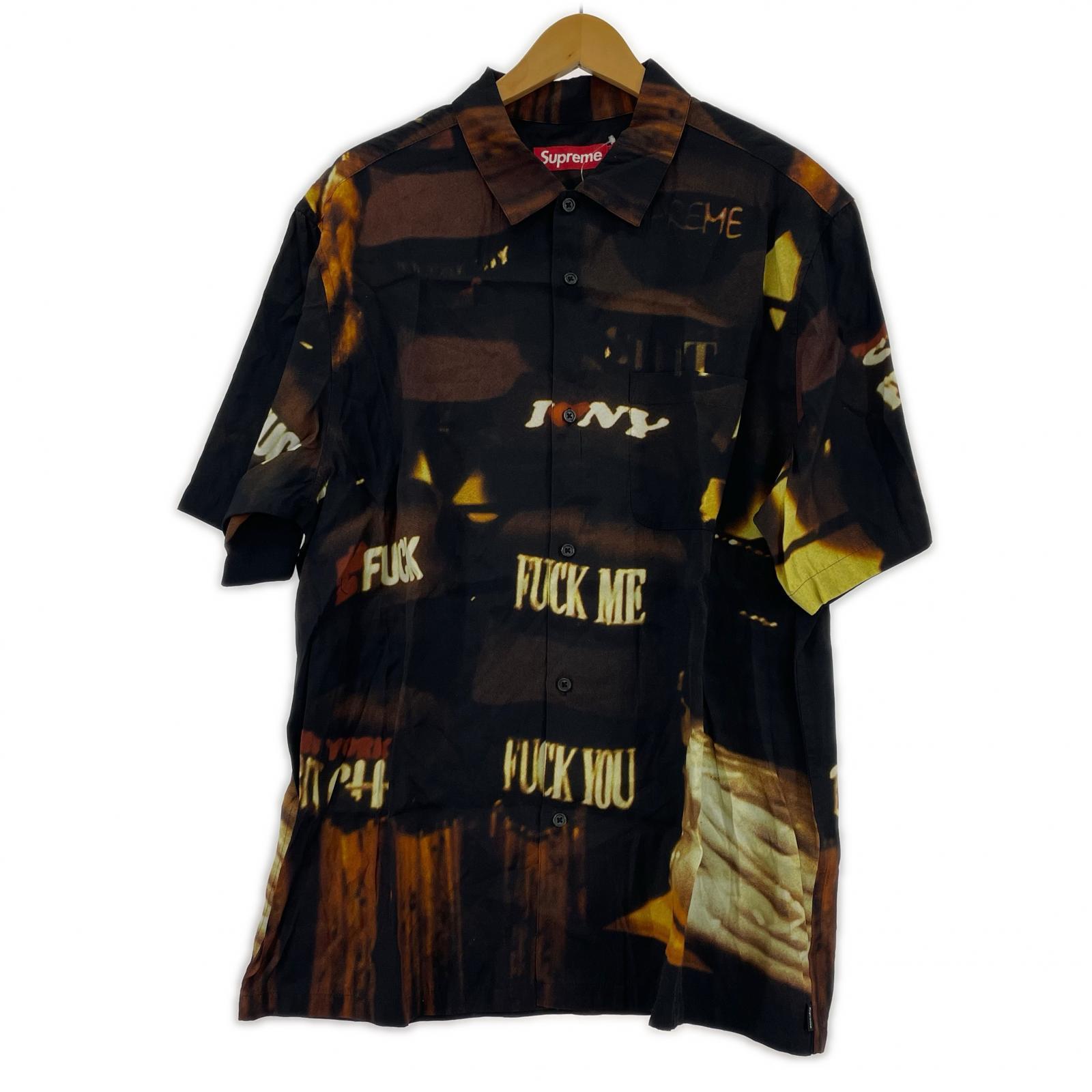 半袖シャツ 24FW Canal Street S/S Shirt (L) 黒 L ブラック