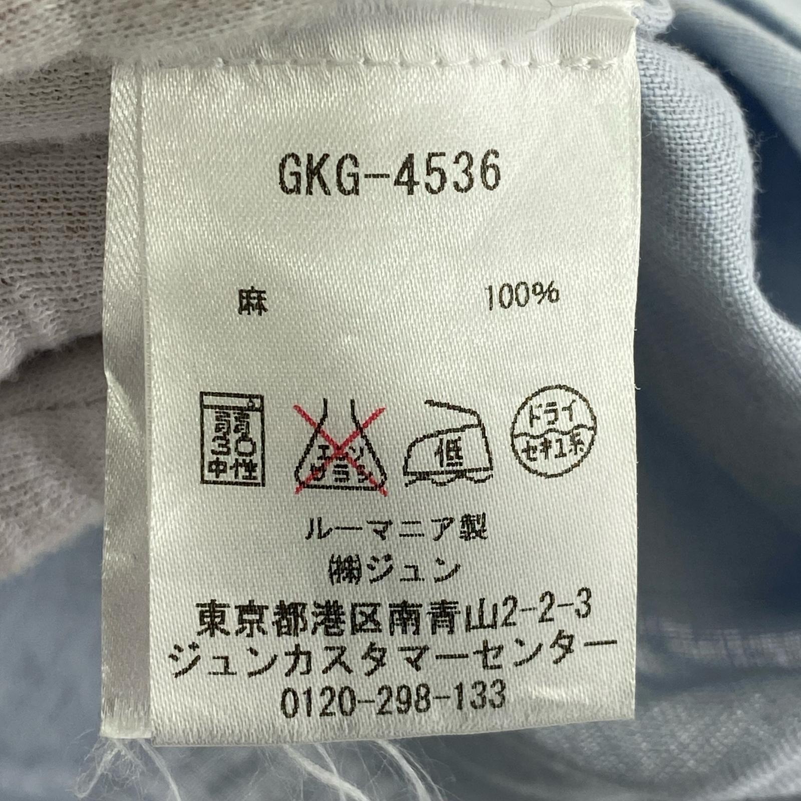 半袖シャツ リネン SSシャツ ブルー