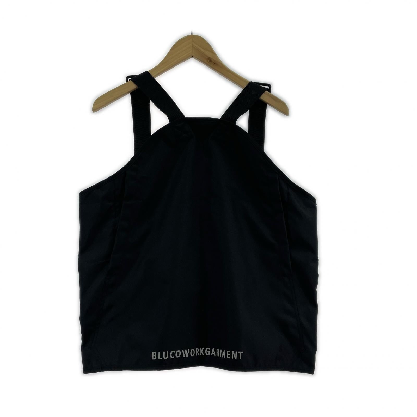 長袖シャツ BLUCO WORK GARMENT ユーティリティベスト 黒 (XL) ブラック