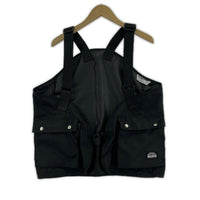 長袖シャツ BLUCO WORK GARMENT ユーティリティベスト 黒 (XL) ブラック