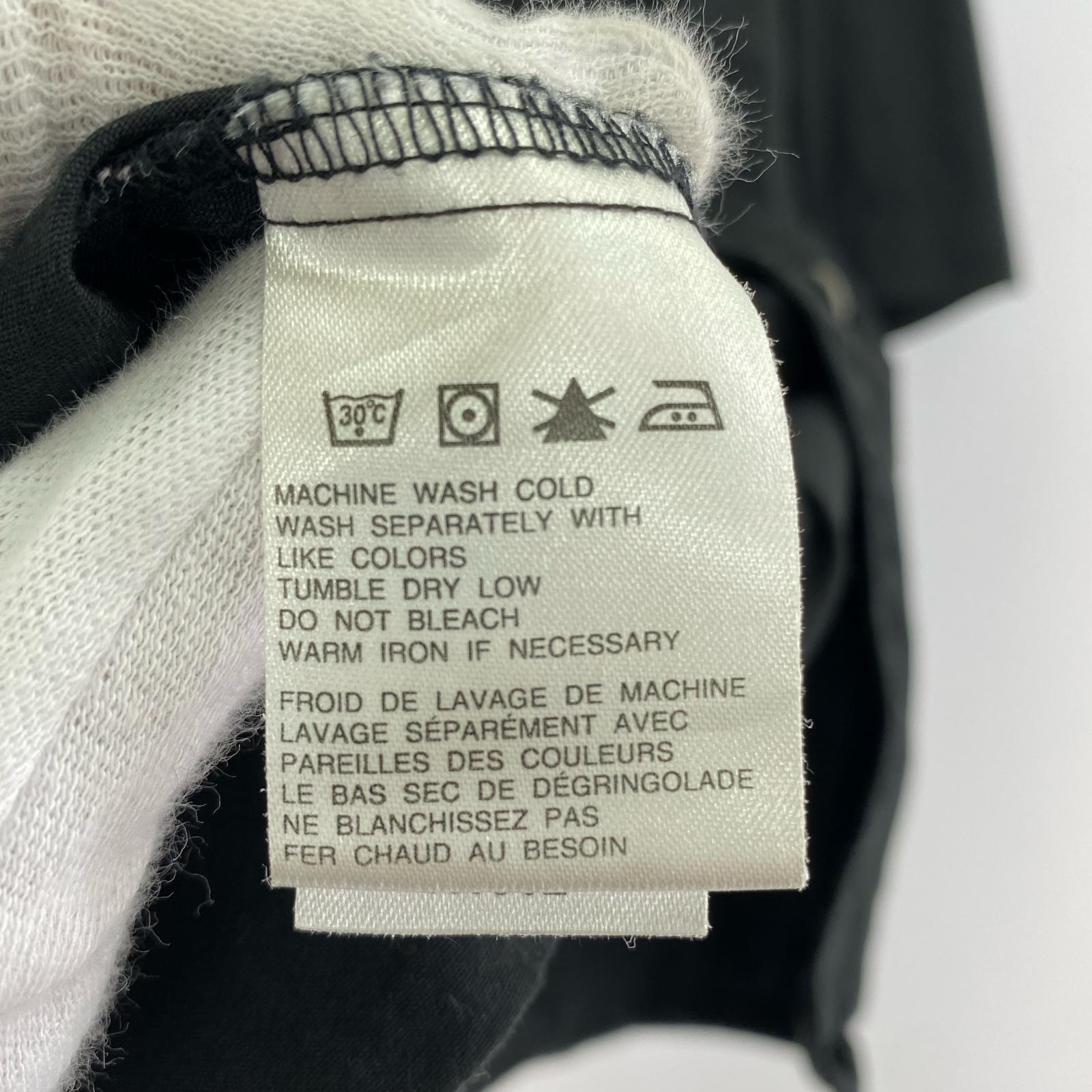 半袖シャツ ワークシャツ 香港製 XXL ブラック