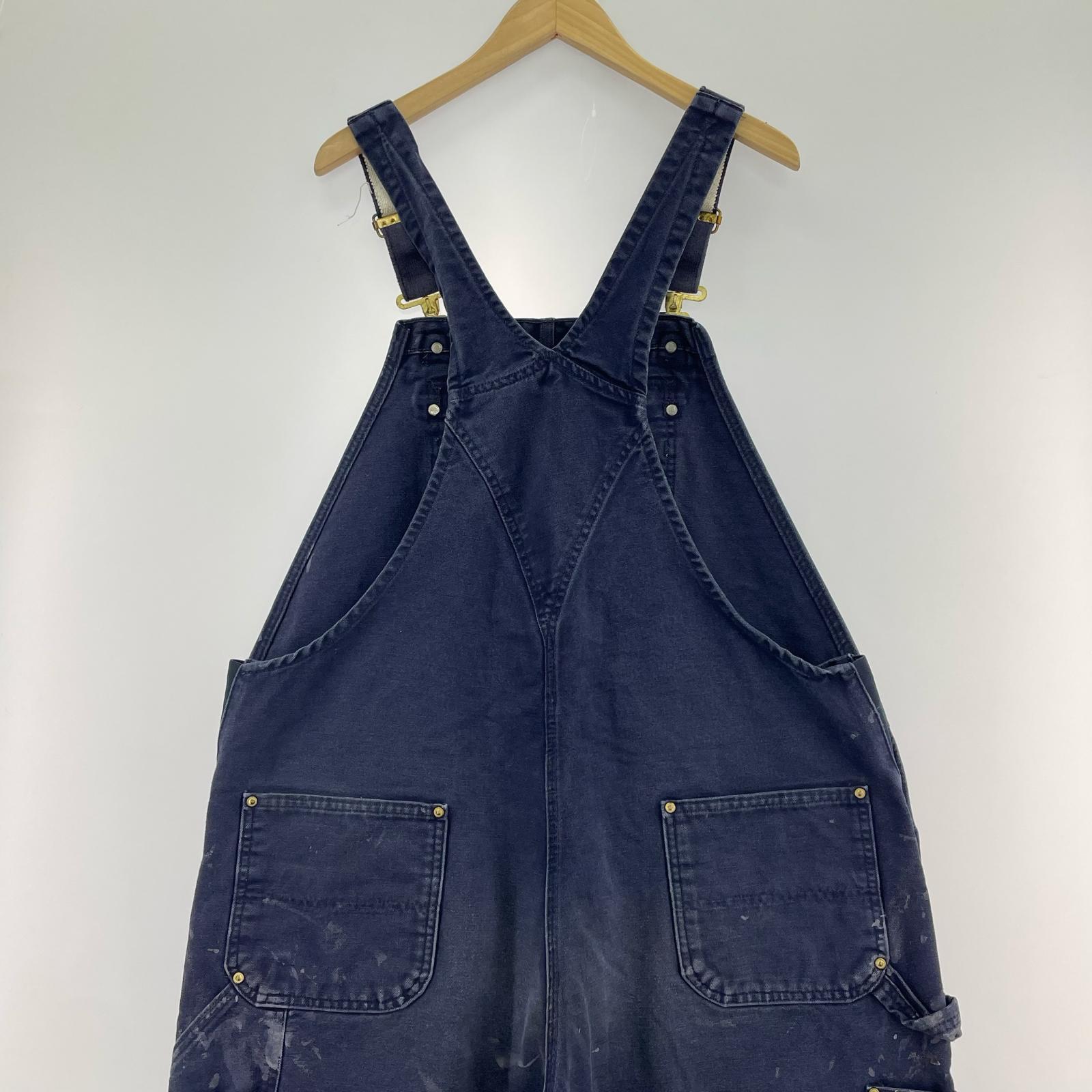 オーバーオール Carhartt オーバーオール 紺 (42×32) ネイビー