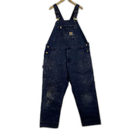 オーバーオール Carhartt オーバーオール 紺 (42×32) ネイビー