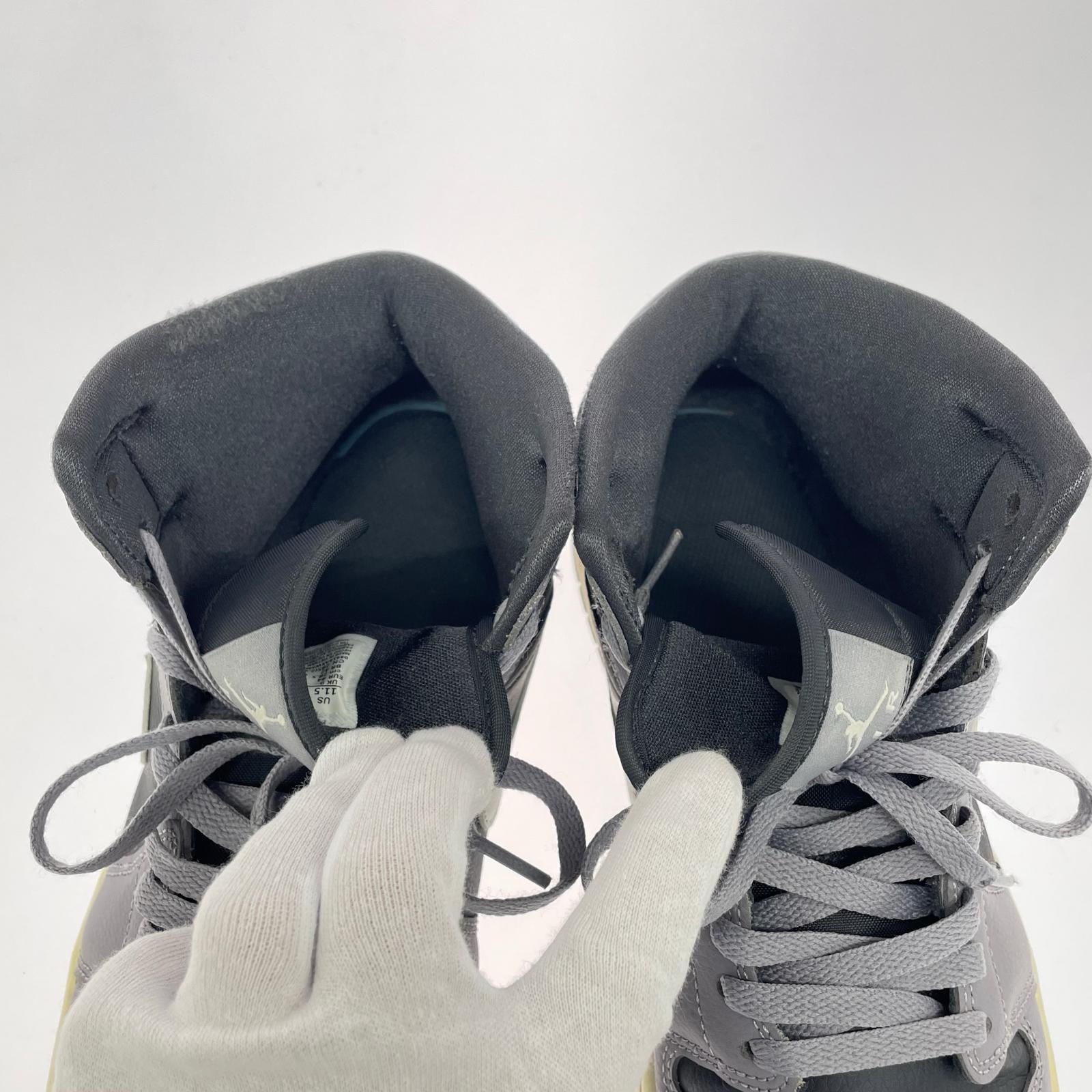 スニーカー WMNS Air Jordan 1 Mid Cement Grey(28.5) 28.5cm (US10 1/2 UK10 EU47) グレー