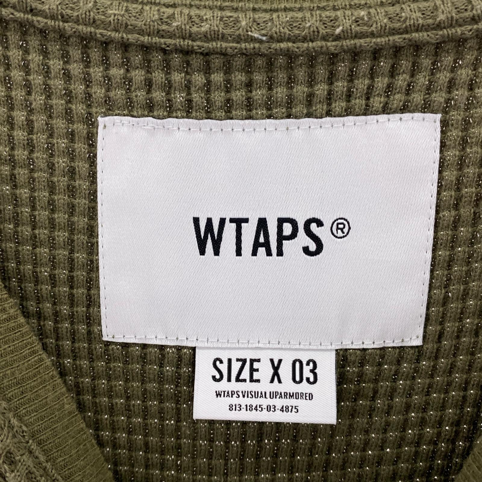 長袖Tシャツ WTAPS ワッフルロングスリーブカットソー size3