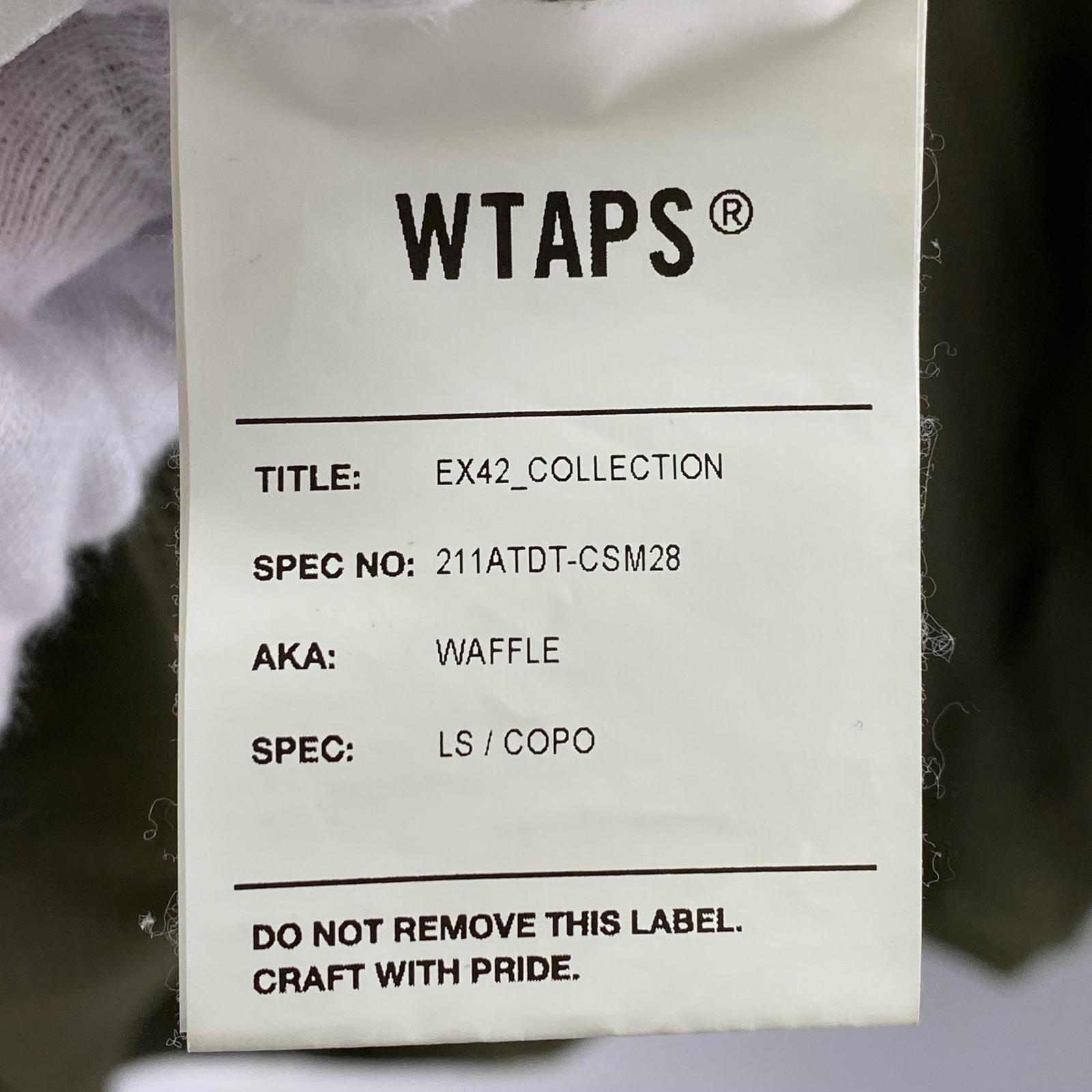 長袖Tシャツ WTAPS ワッフルロングスリーブカットソー size3
