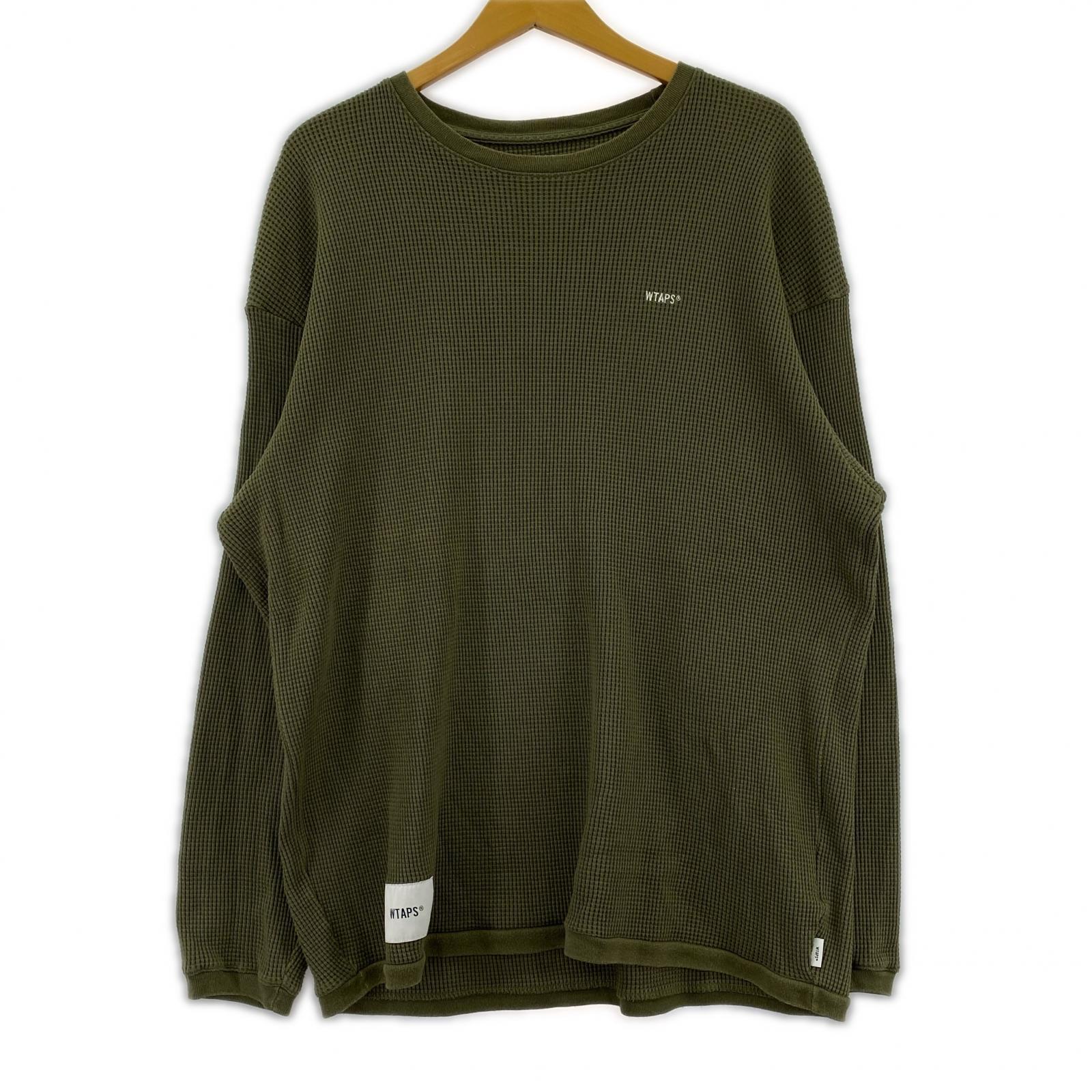 長袖Tシャツ WTAPS ワッフルロングスリーブカットソー size3
