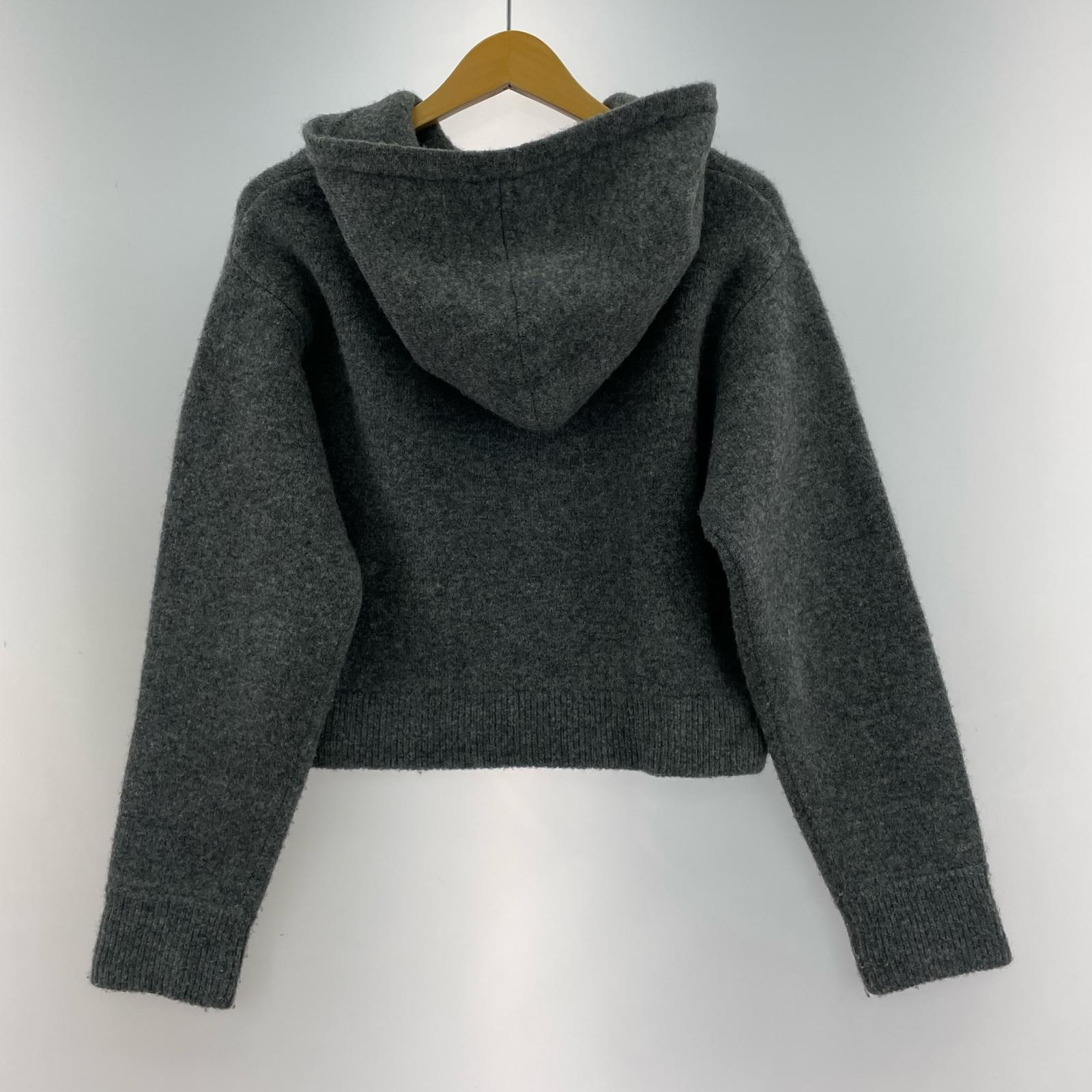 パーカー Her lip to Trois Logo Knit Hoodie グレー フリー グレー