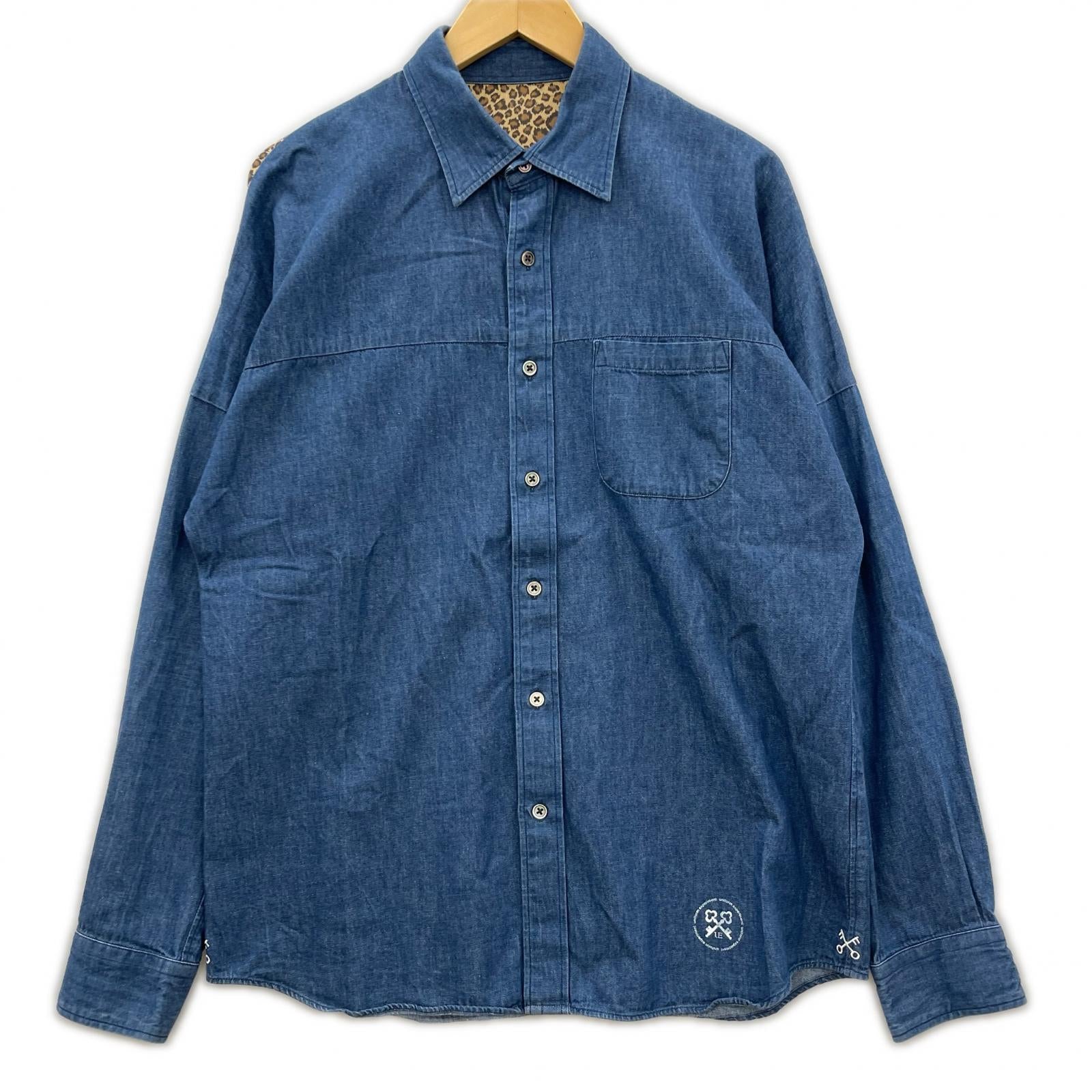 長袖シャツ uniform experiment 切替デニムシャツ(-) UE-170029