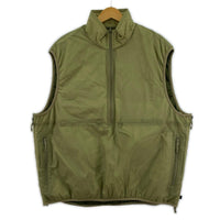 長袖シャツ tech reversible pullover puff vest オリーブ