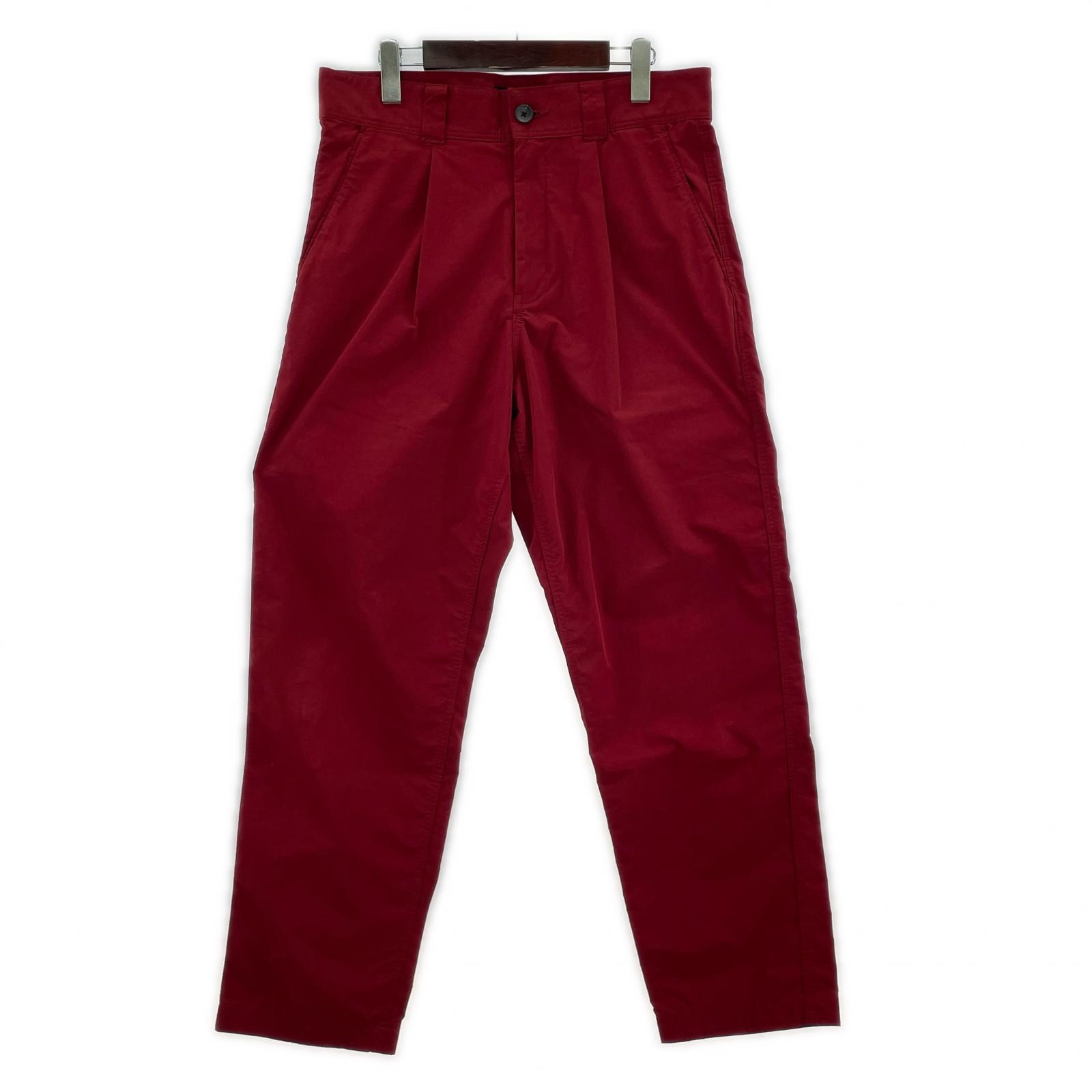 パンツ 18SS 1タック ポリナイロン EDITION別注 赤 レッド