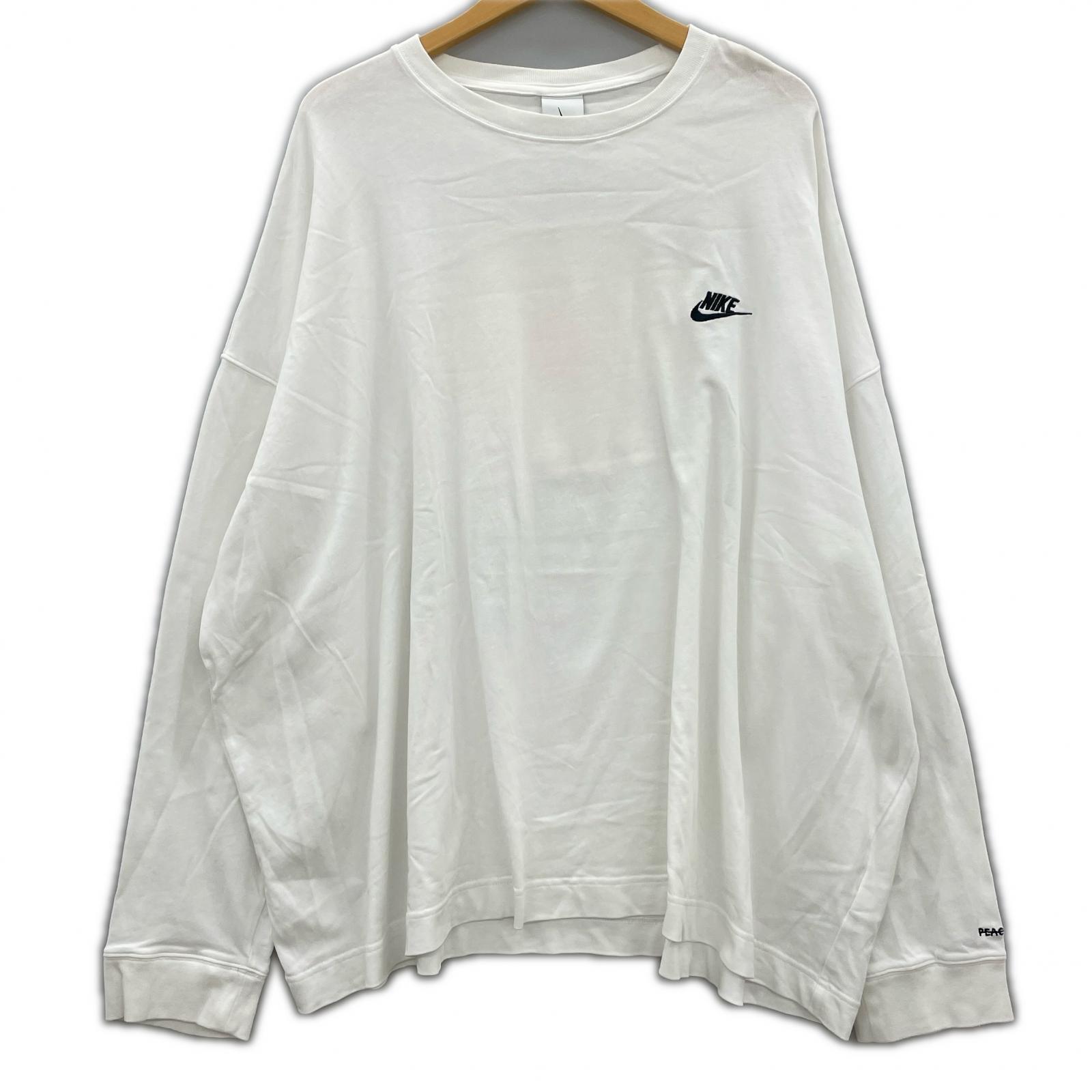 長袖Tシャツ PEACEMINUSONE L ホワイト