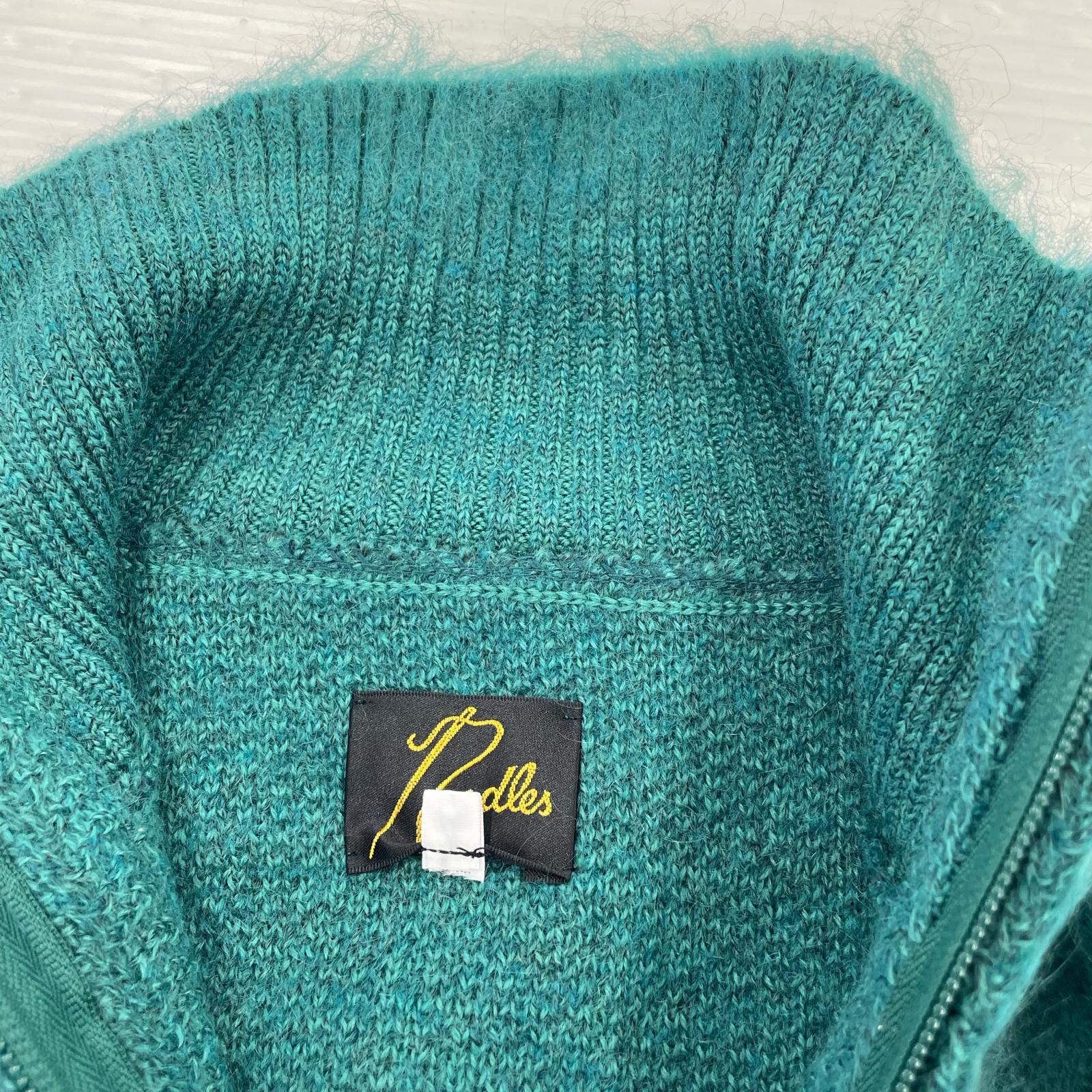 その他アウター Needles Zipped Mohair Cardigan M M グリーン