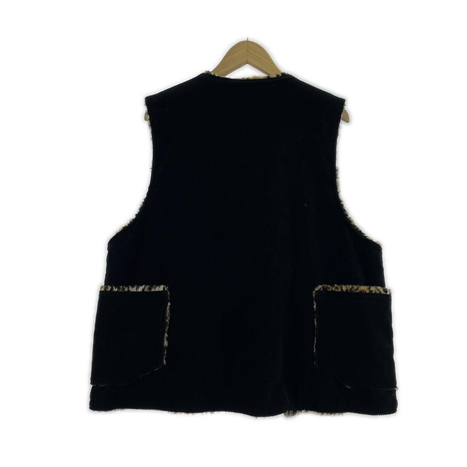 その他アウター Engineered Garments Reversible Over Vest L L ブラック