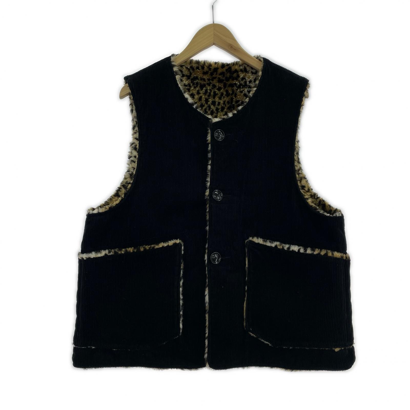 その他アウター Engineered Garments Reversible Over Vest L L ブラック