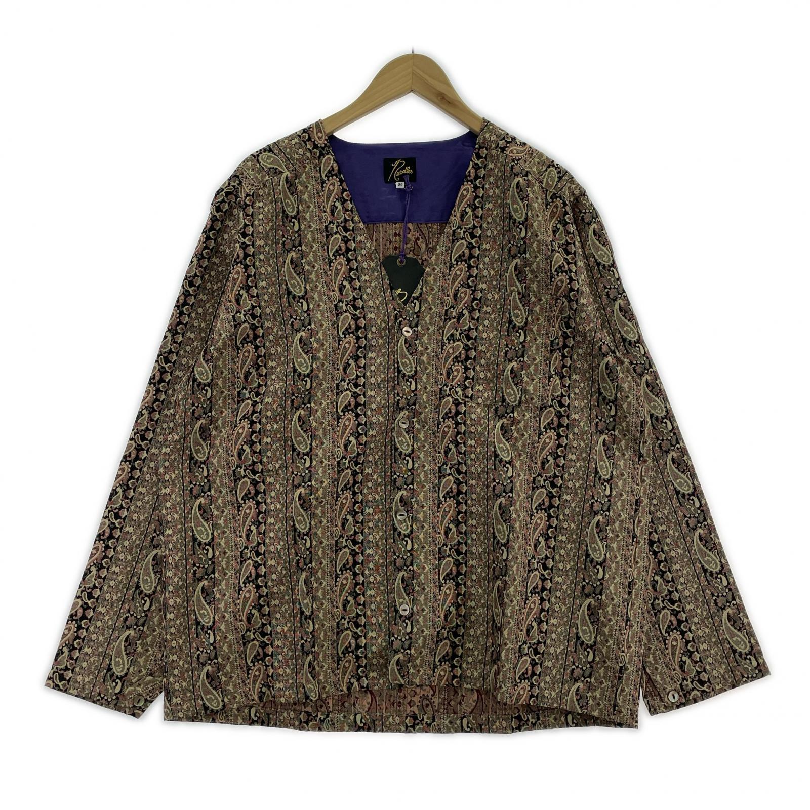 長袖シャツ Needles V Neck Shirt M NS214 M