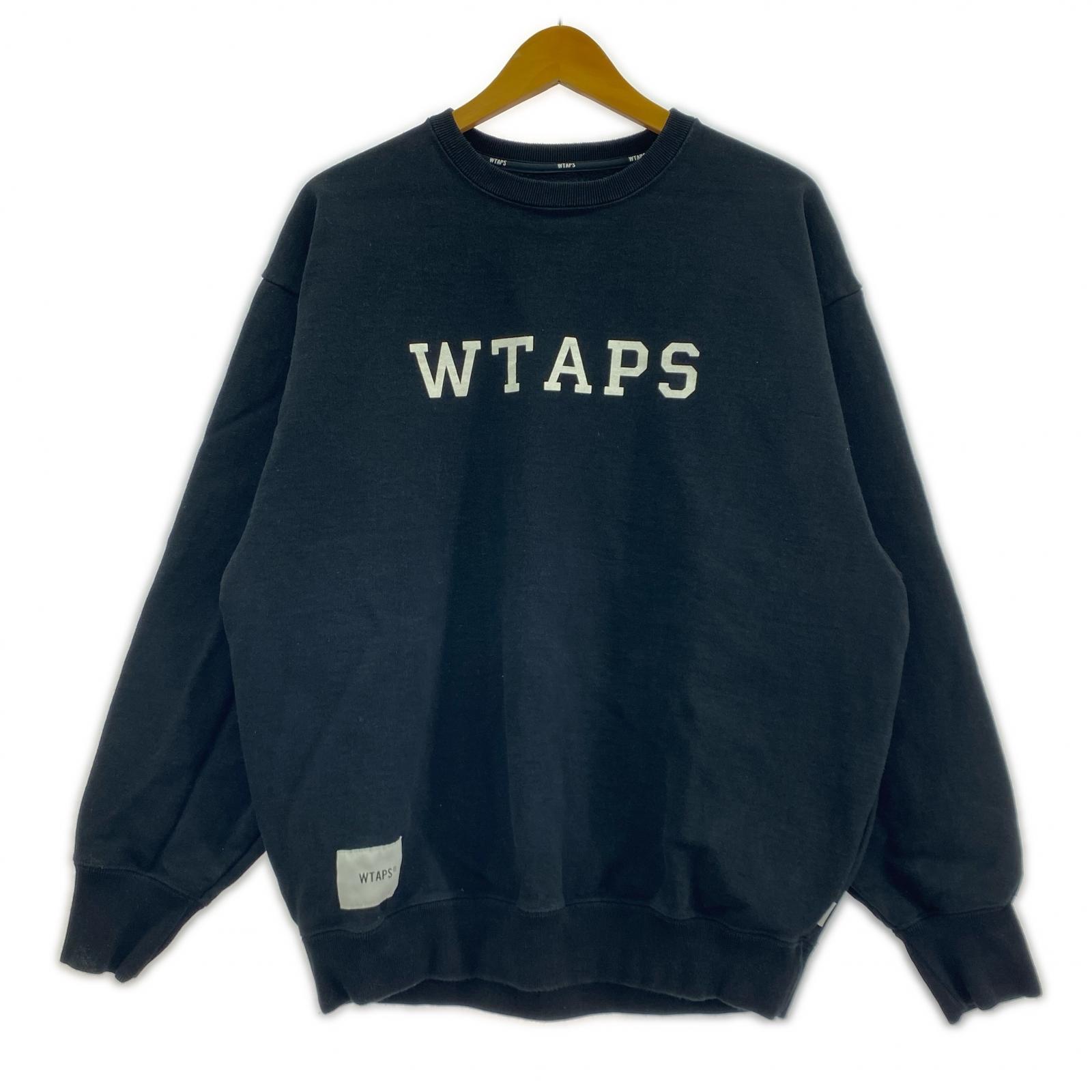 その他トップス WTAPS スウェット ブラック 03 251ATDT-CSM03 ブラック