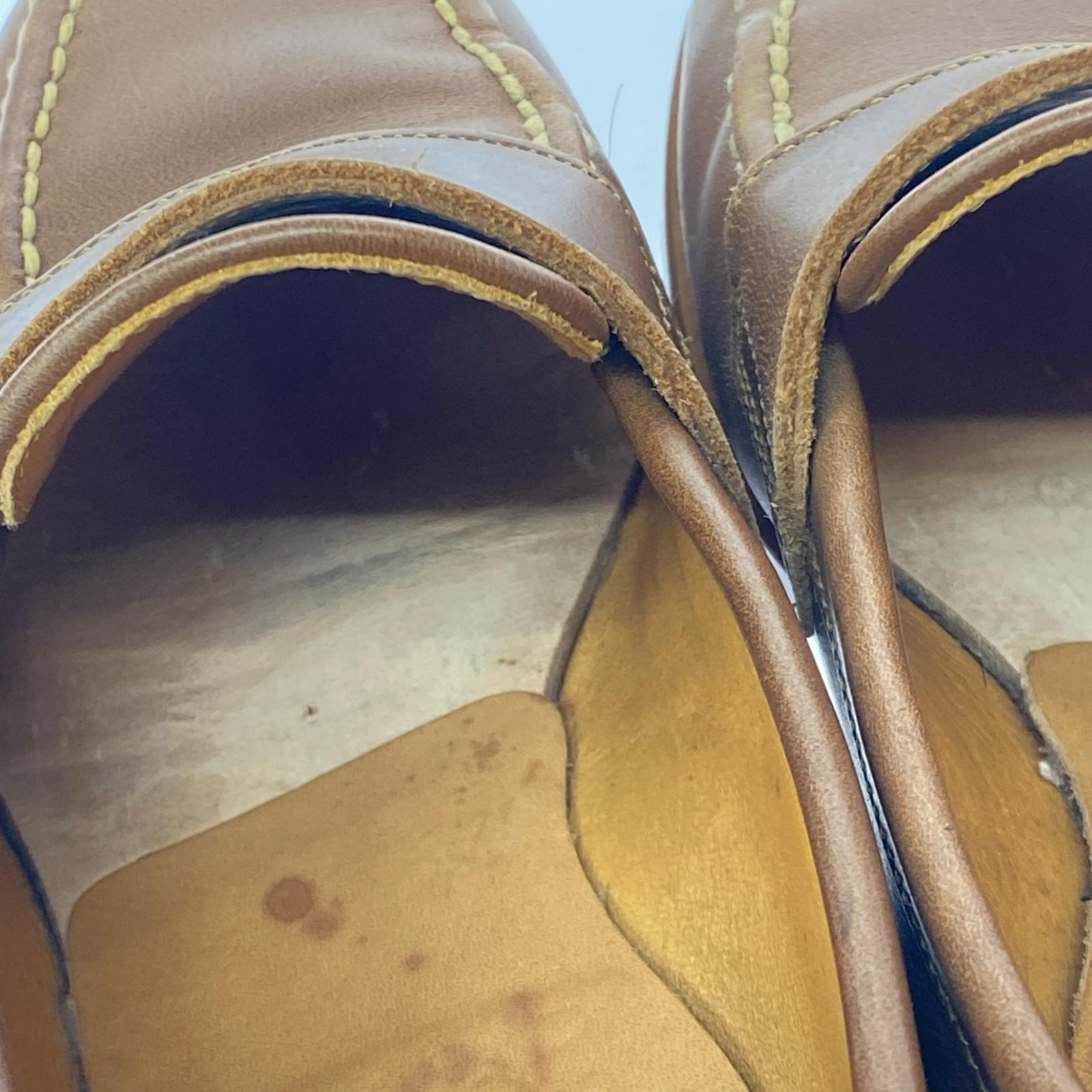 ローファー moto コインローファー レザー ブラウン (1) 1 ブラウン
