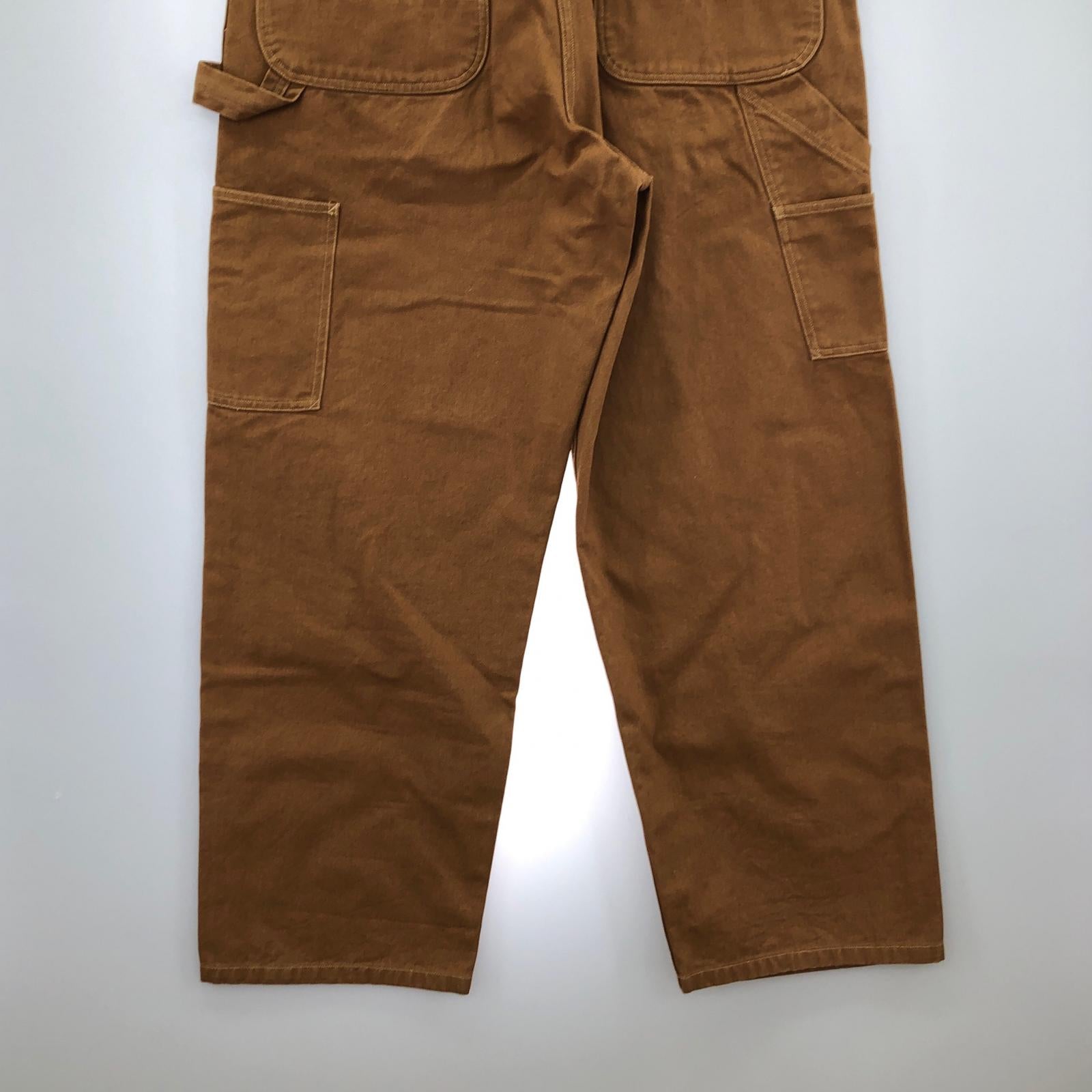 パンツ COTTON DUCK WORK PANTS L L ブラウン