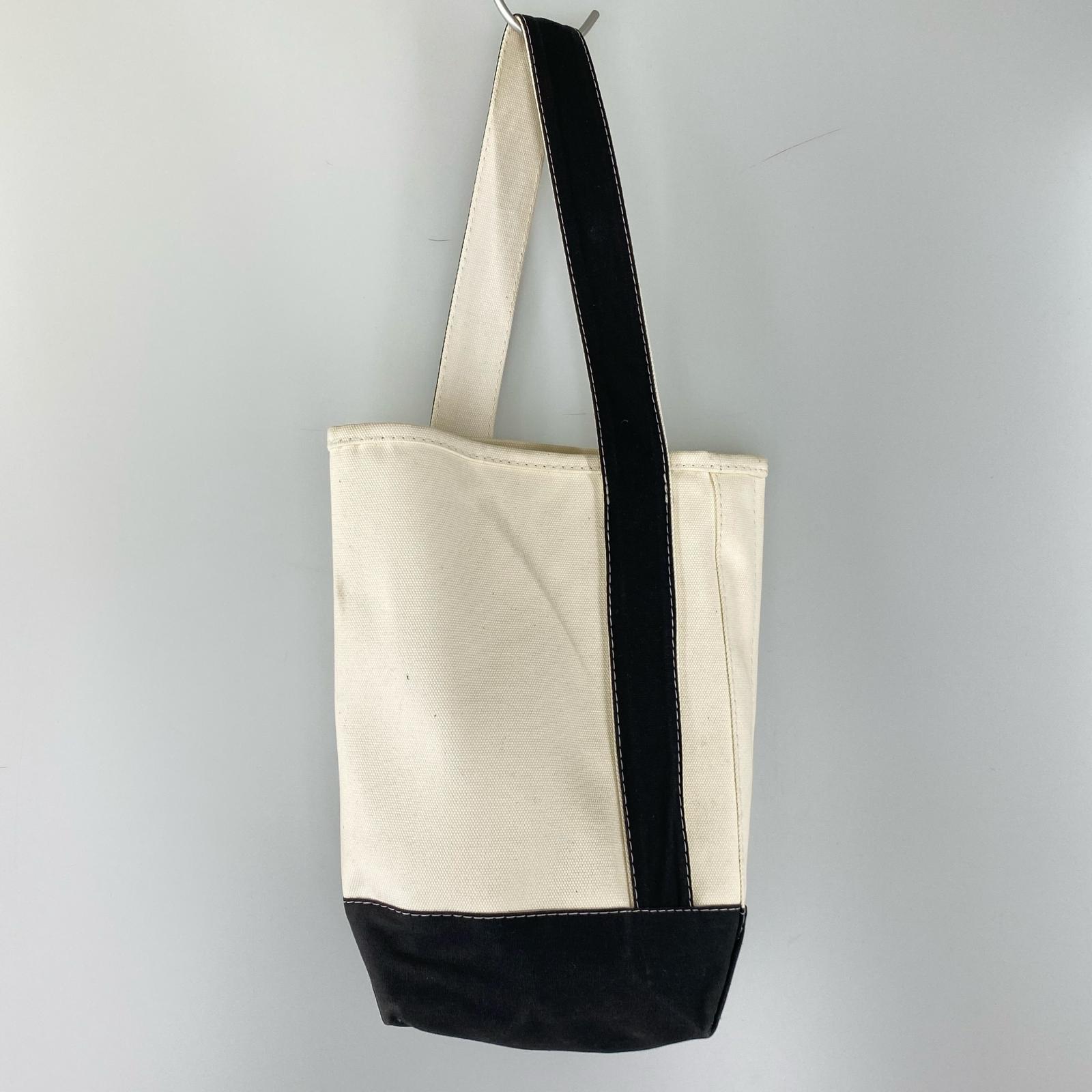 トートバッグ シリンダートートバッグ Y刺繍 ホワイト