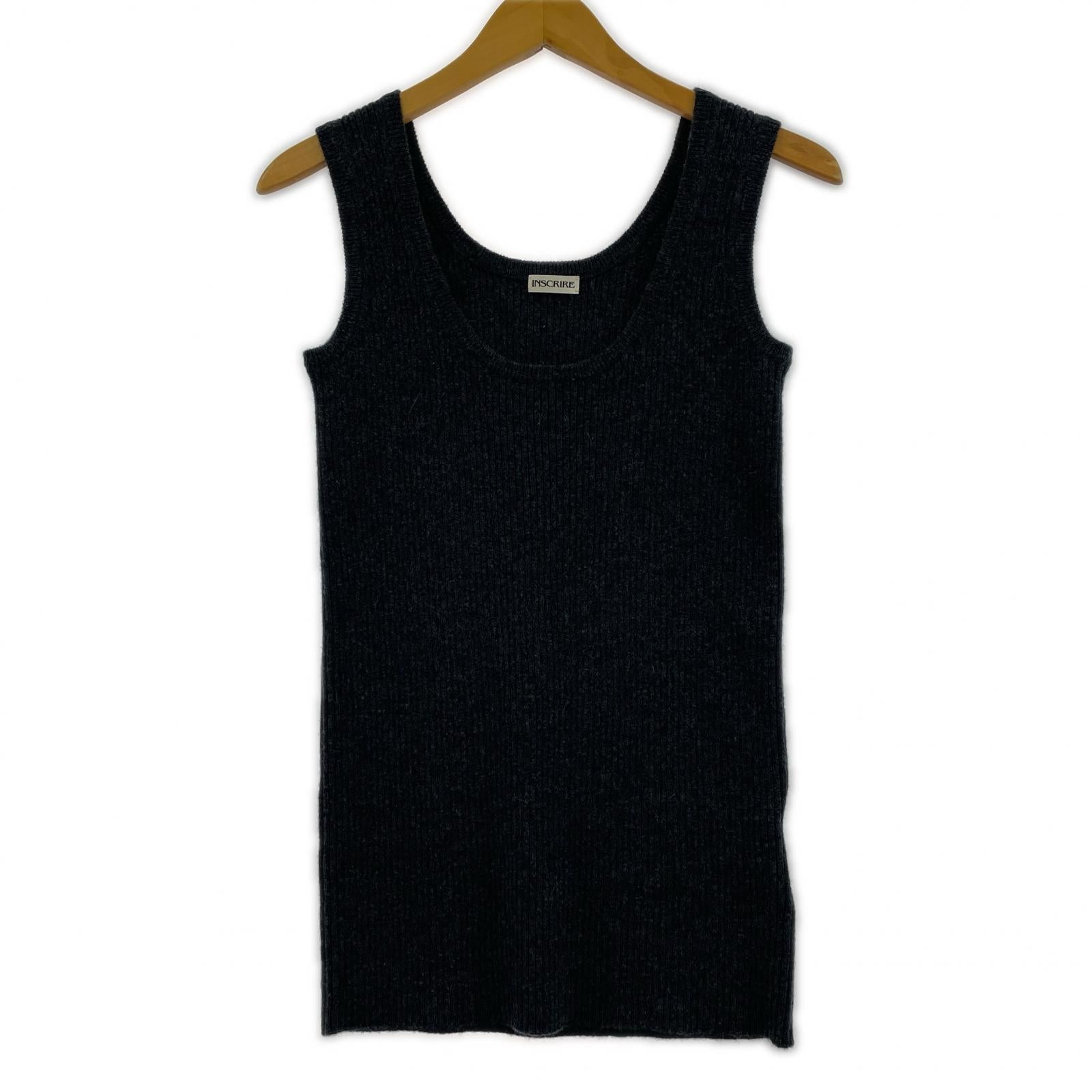 その他トップス INSCRIRE ニットタンク グレー M M グレー