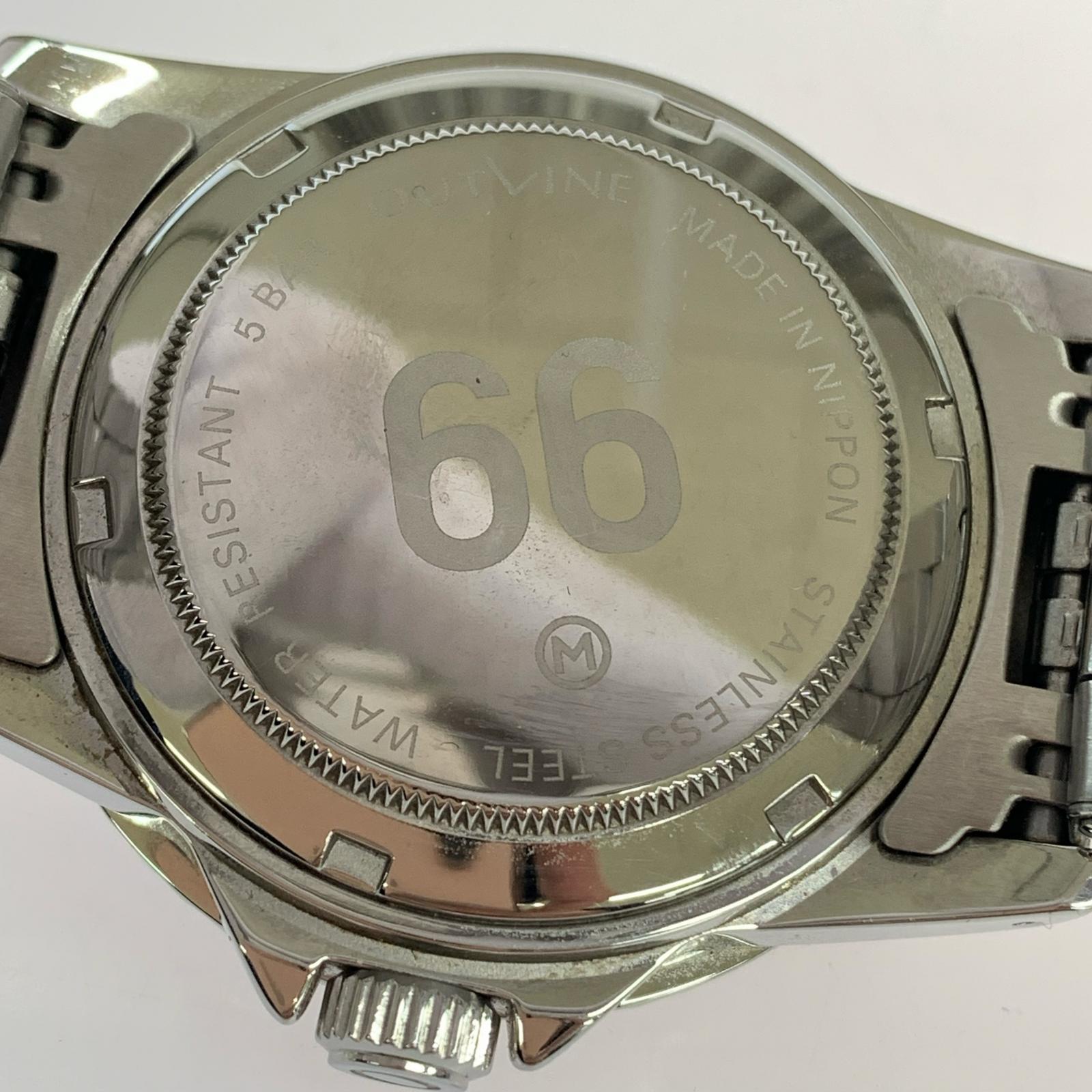 腕時計 OUTLINE GMT-1960 アナログ 自動巻き シルバー