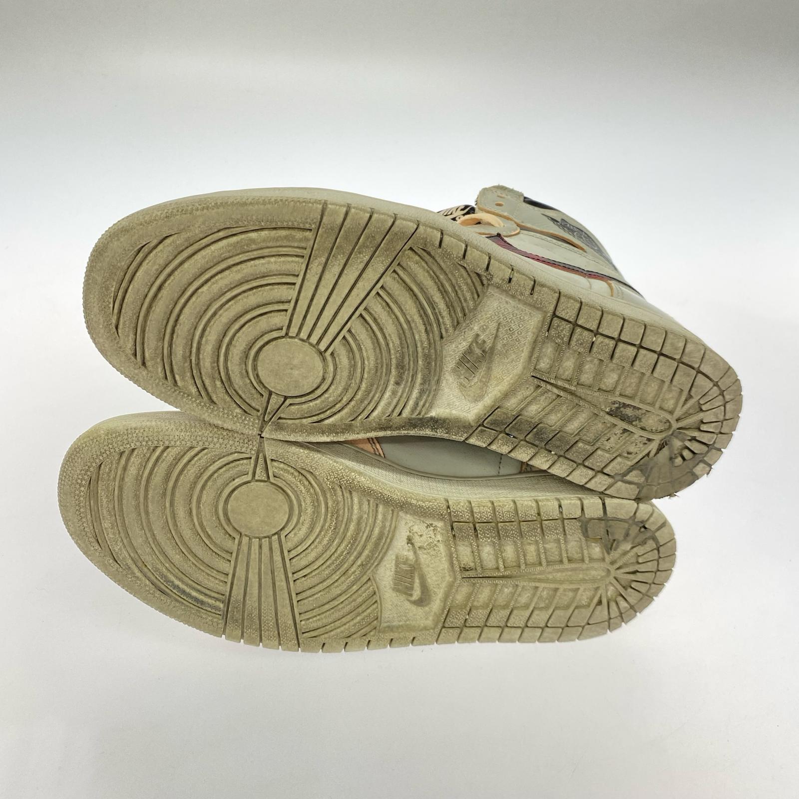 スニーカー Air Jordan 1 Mid SE/WHITE 27.5cm (US9 1/2 UK9 EU45) グレー