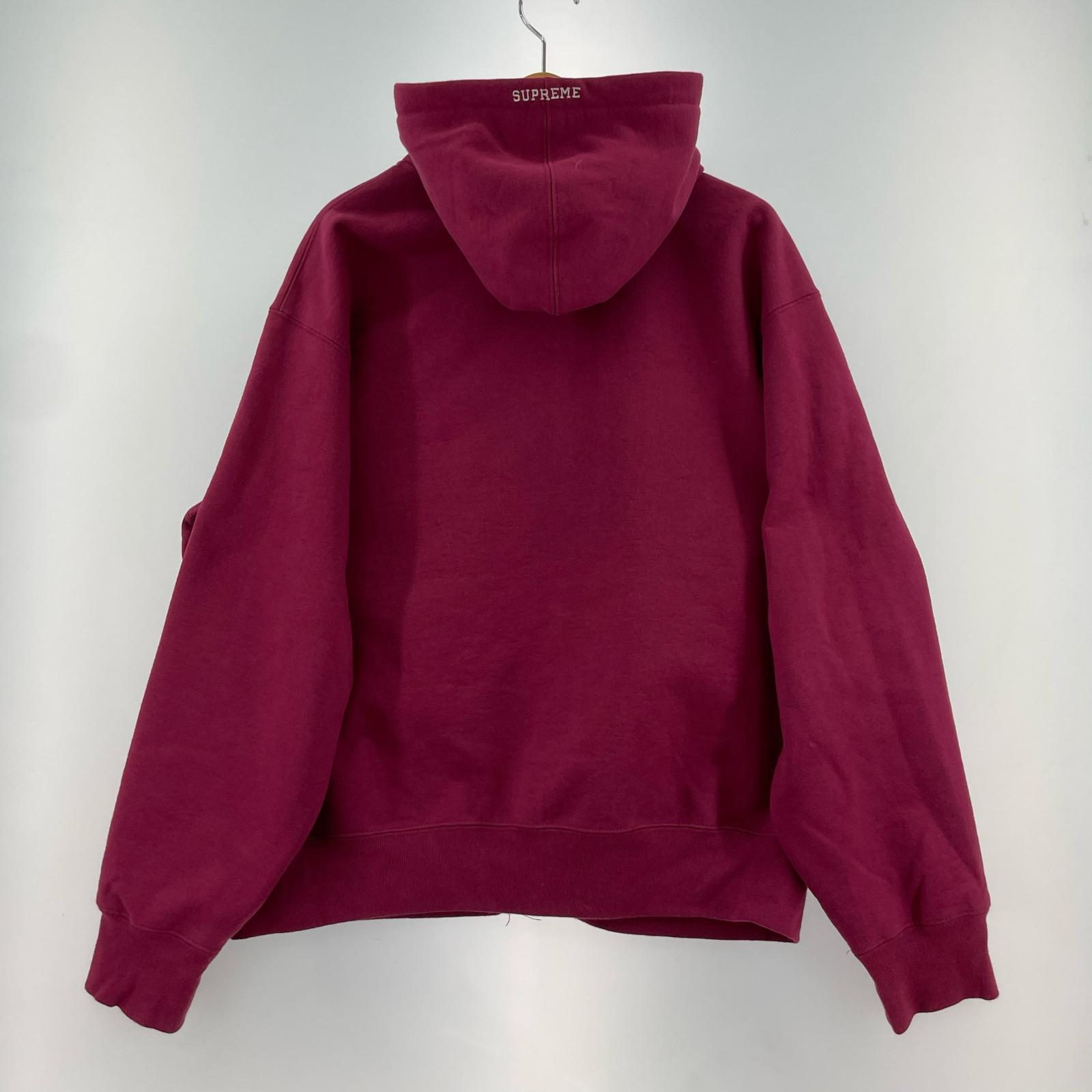 パーカー 24Fw S LOGO ZIP UP HOODIE M M ピンク