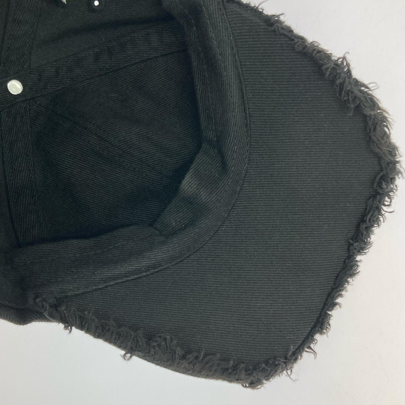 キャップ JACQUEMUS ベースボールキャップ メタルロゴ ブラック