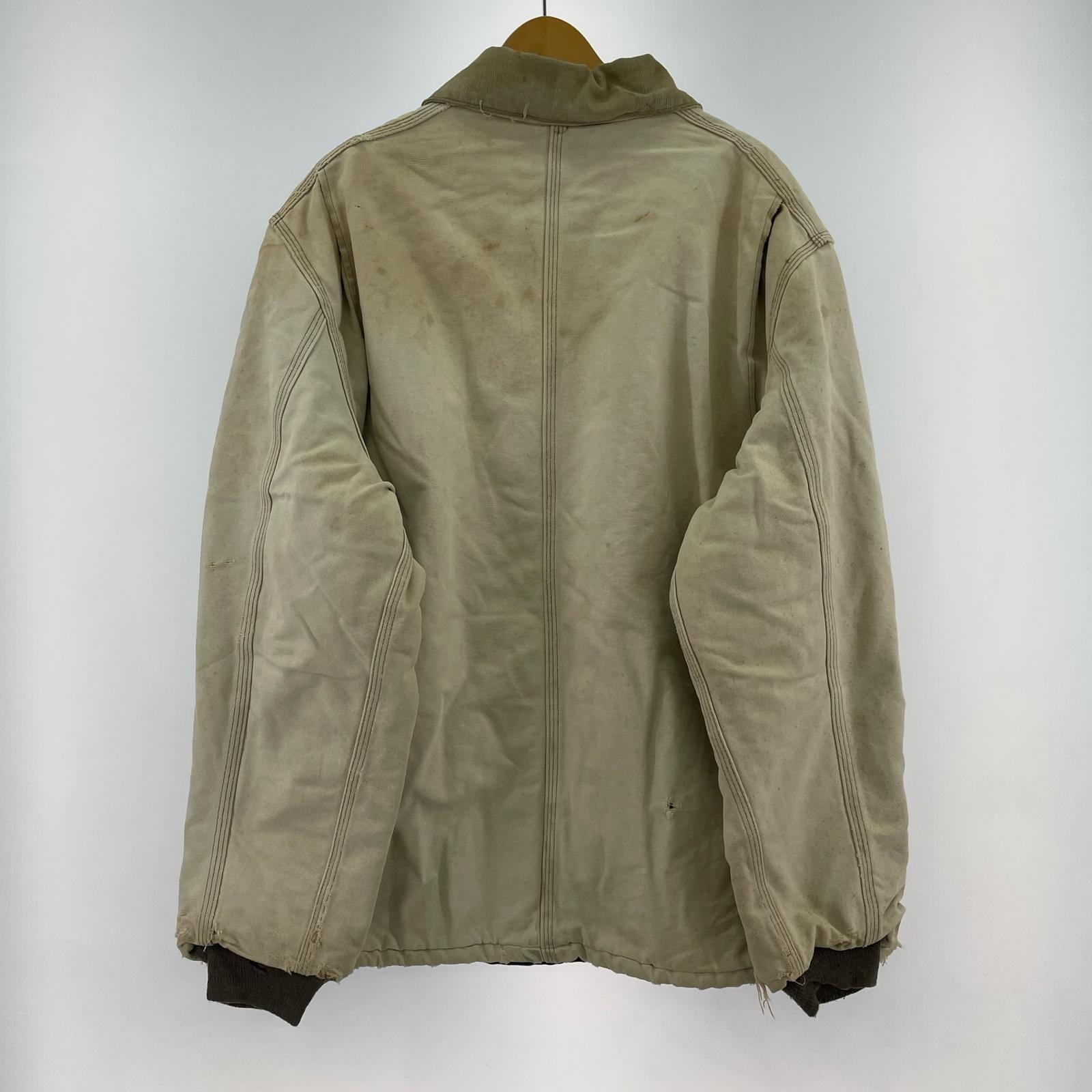 ジャケット Carhartt 80s~ USA製 トラディショナルコート XL程度 ベージュ ベージュ