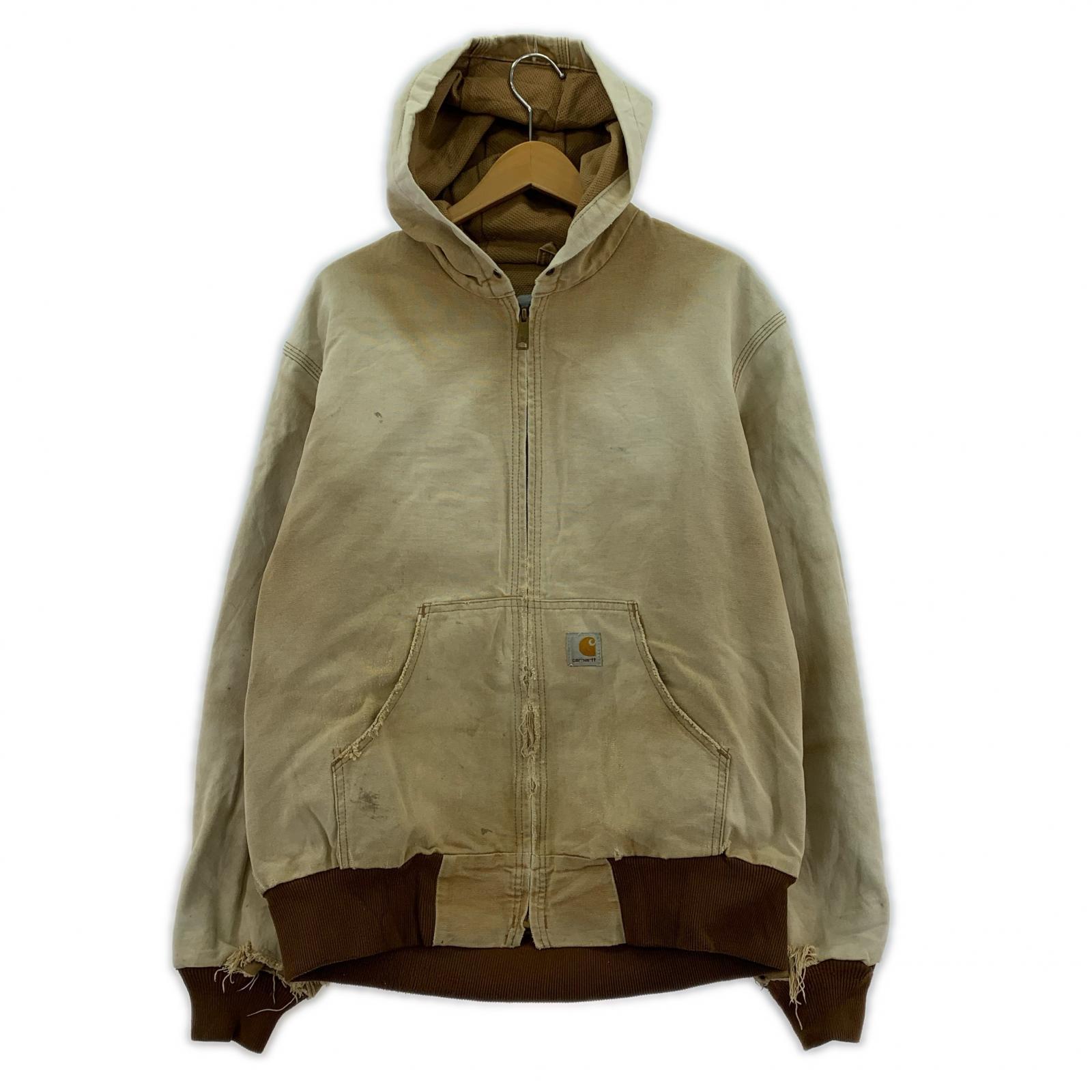 ジャケット Carhartt USA製 アクティブジャケット M ベージュ M ベージュ
