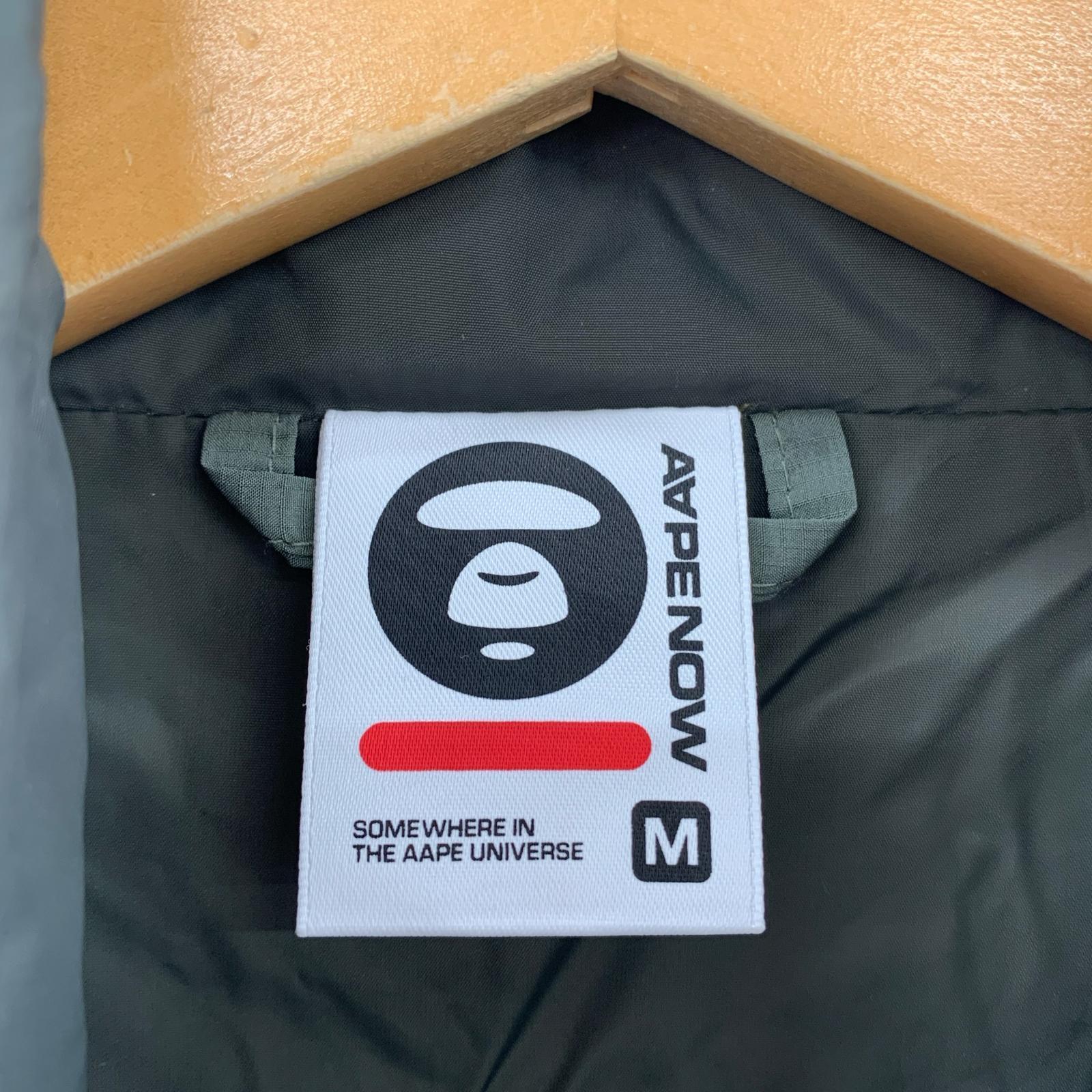 ダウンジャケット AAPE BY A BATHING APE KHK M カーキ