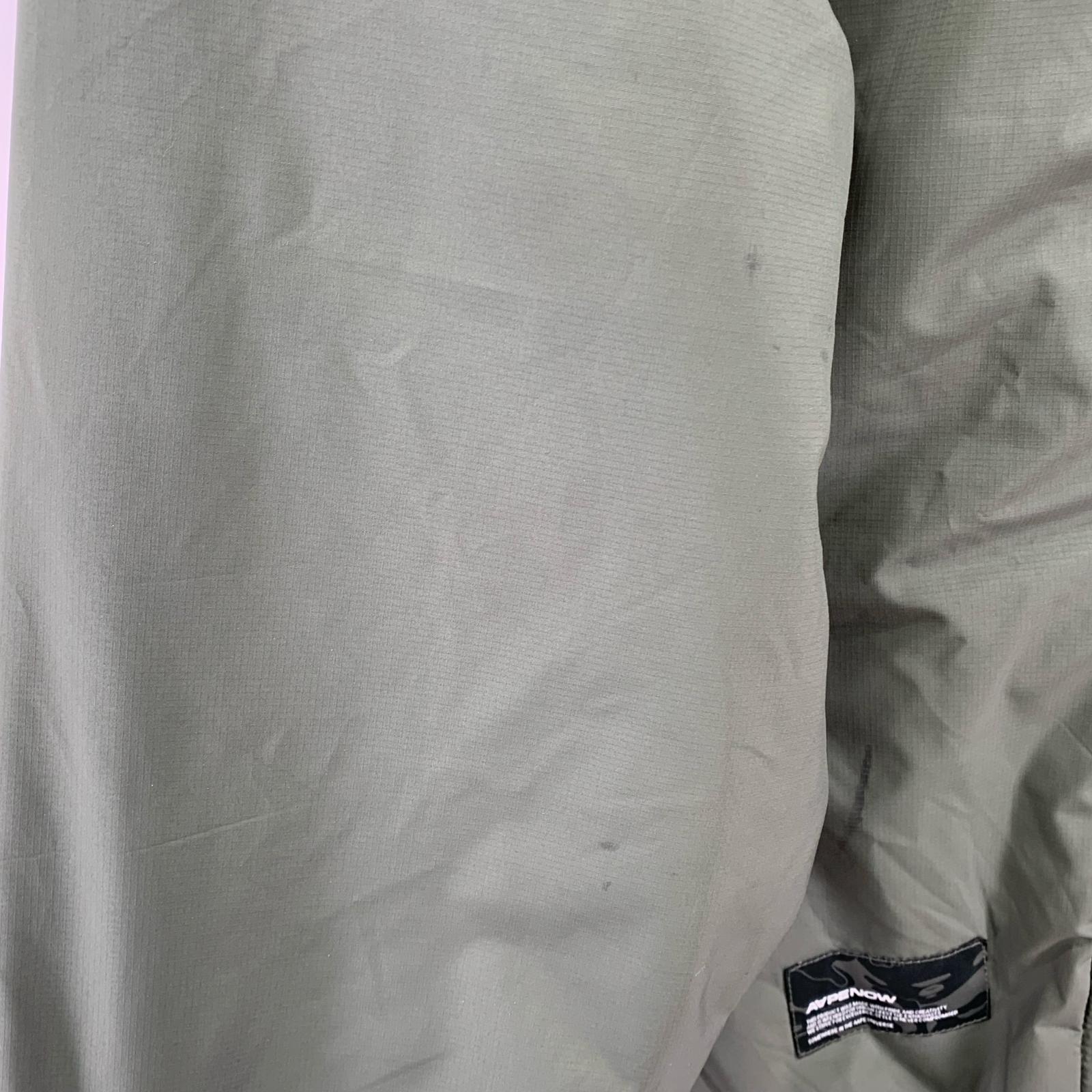 ダウンジャケット AAPE BY A BATHING APE KHK M カーキ