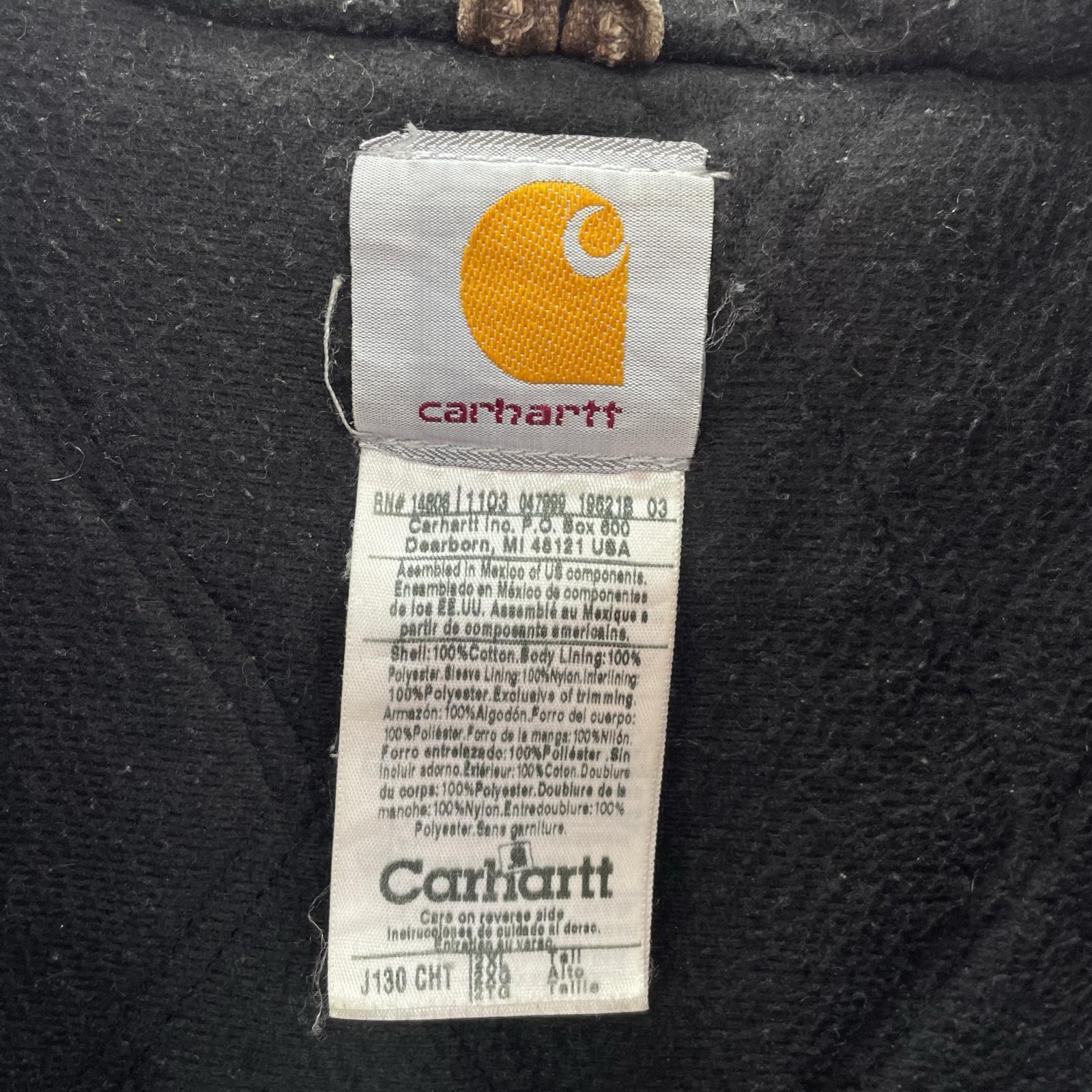 ジャケット Carhartt 00s メキシコ製 アクティブジャケット 2XL ブラウン ブラウン