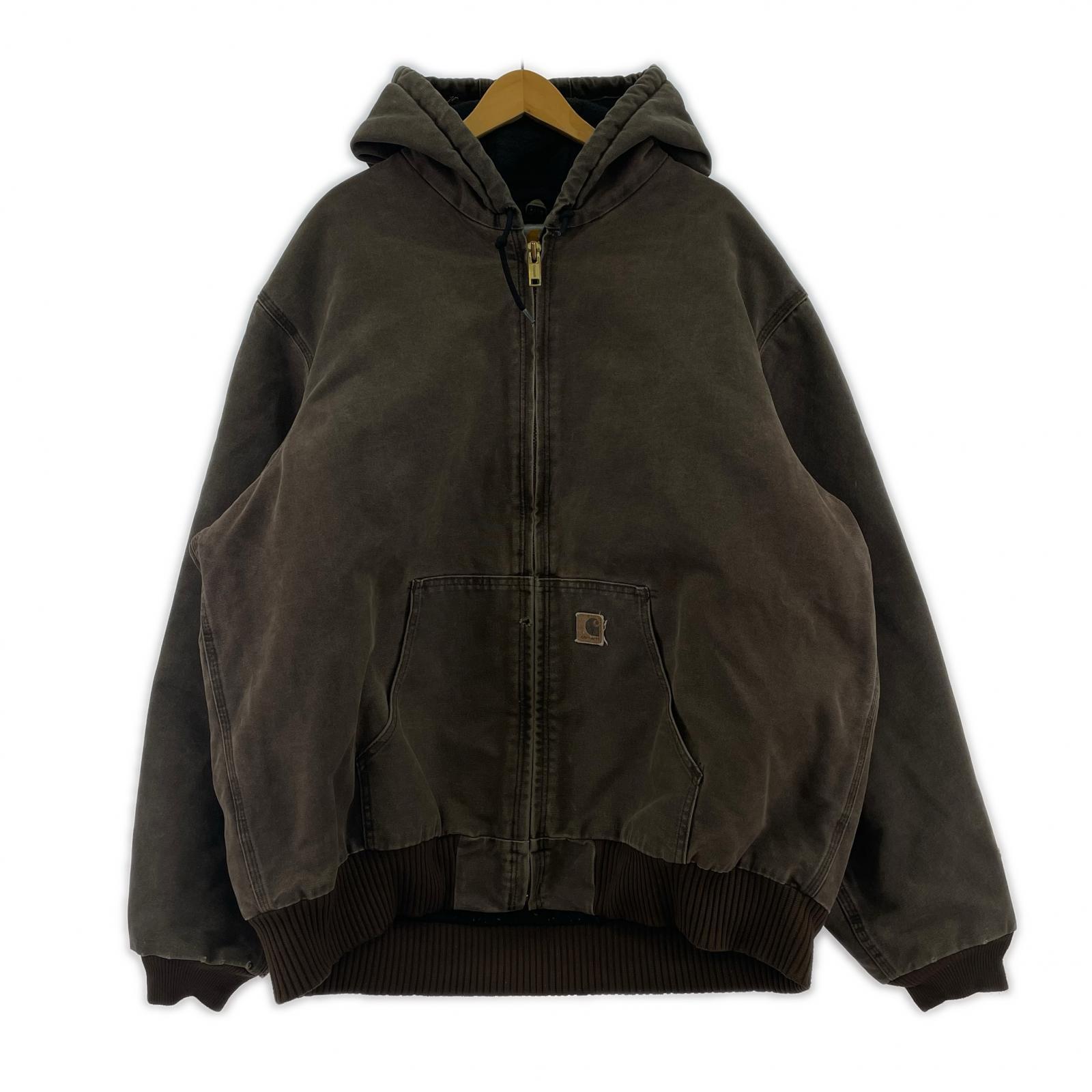 ジャケット Carhartt 00s メキシコ製 アクティブジャケット 2XL ブラウン ブラウン