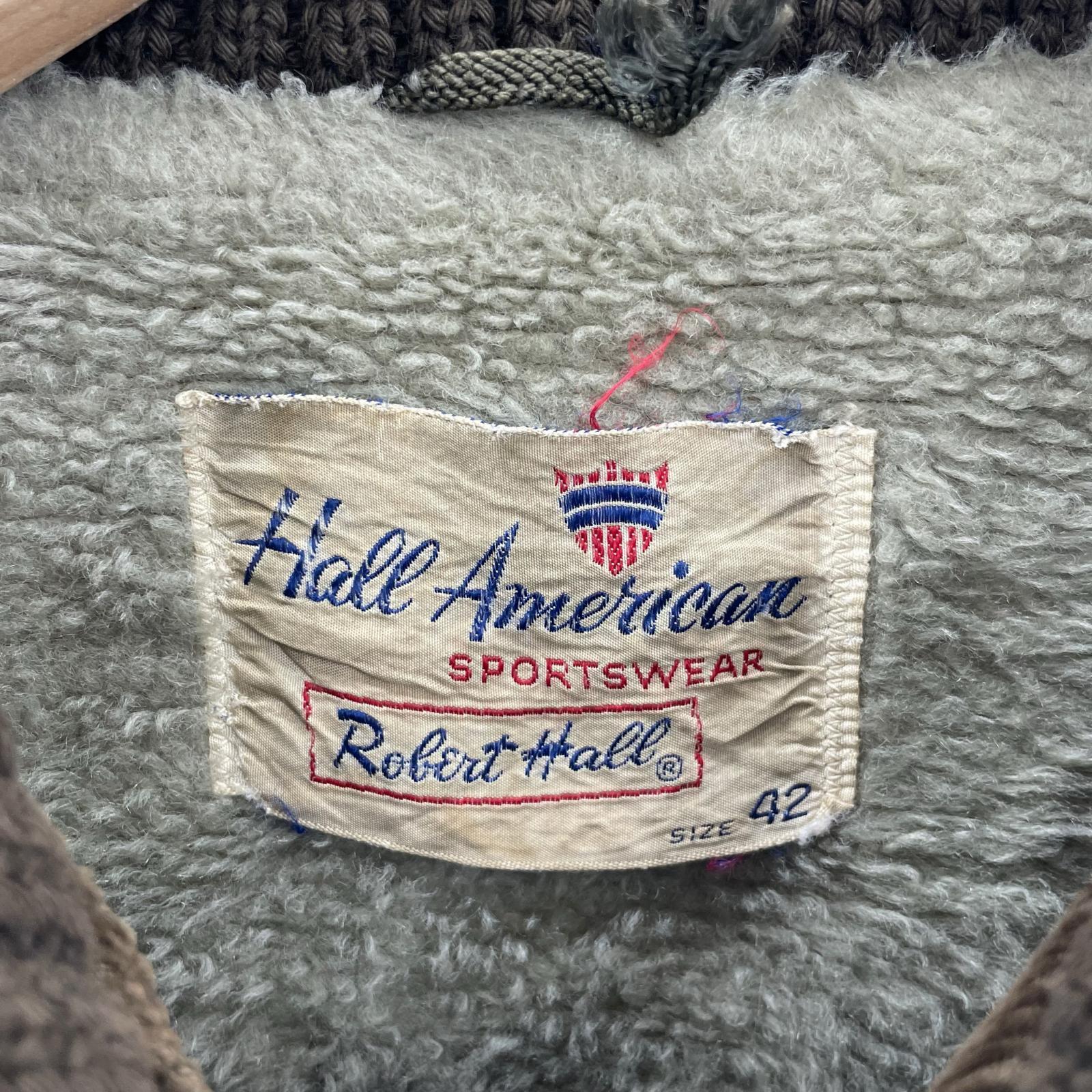 ジャケット Hall American Sportsqwear ドンキーカラー コーデュロイ ブラウン