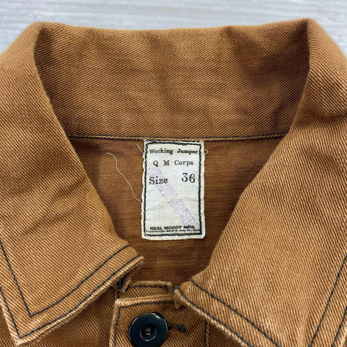 長袖シャツ WW1 BROWN FATIGUE COAT (36) 36 ブラウン
