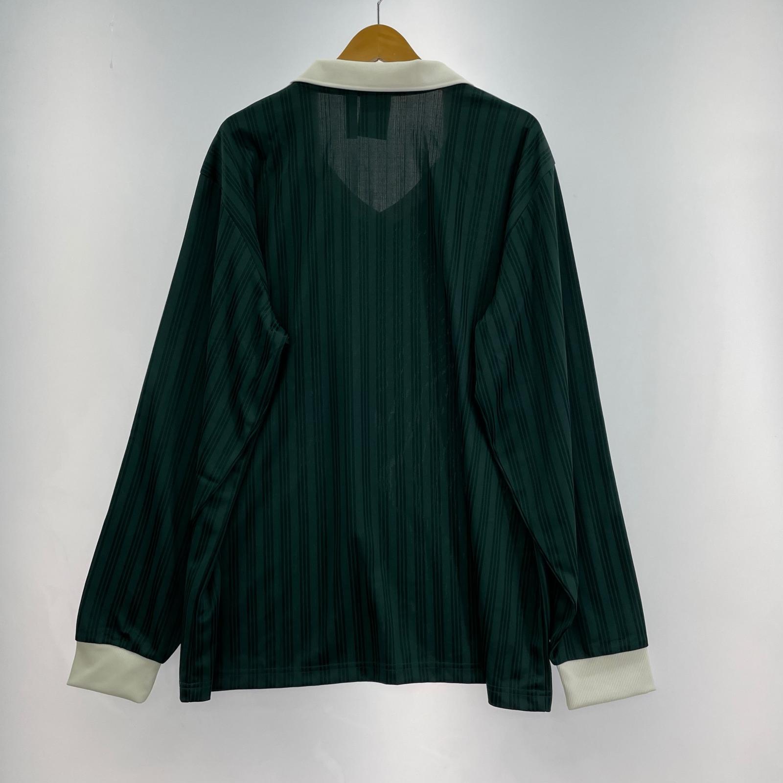 長袖Tシャツ ゲームシャツ (L) 緑 グリーン