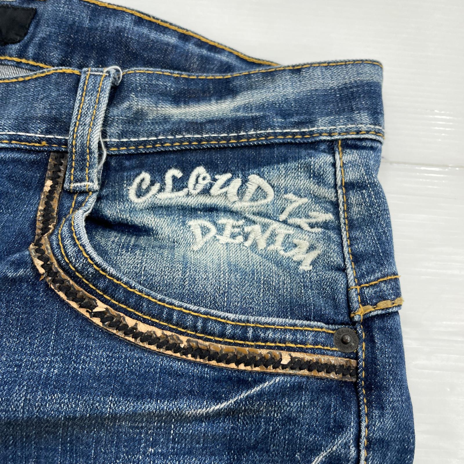 デニムパンツ CLOUD72/刺繍