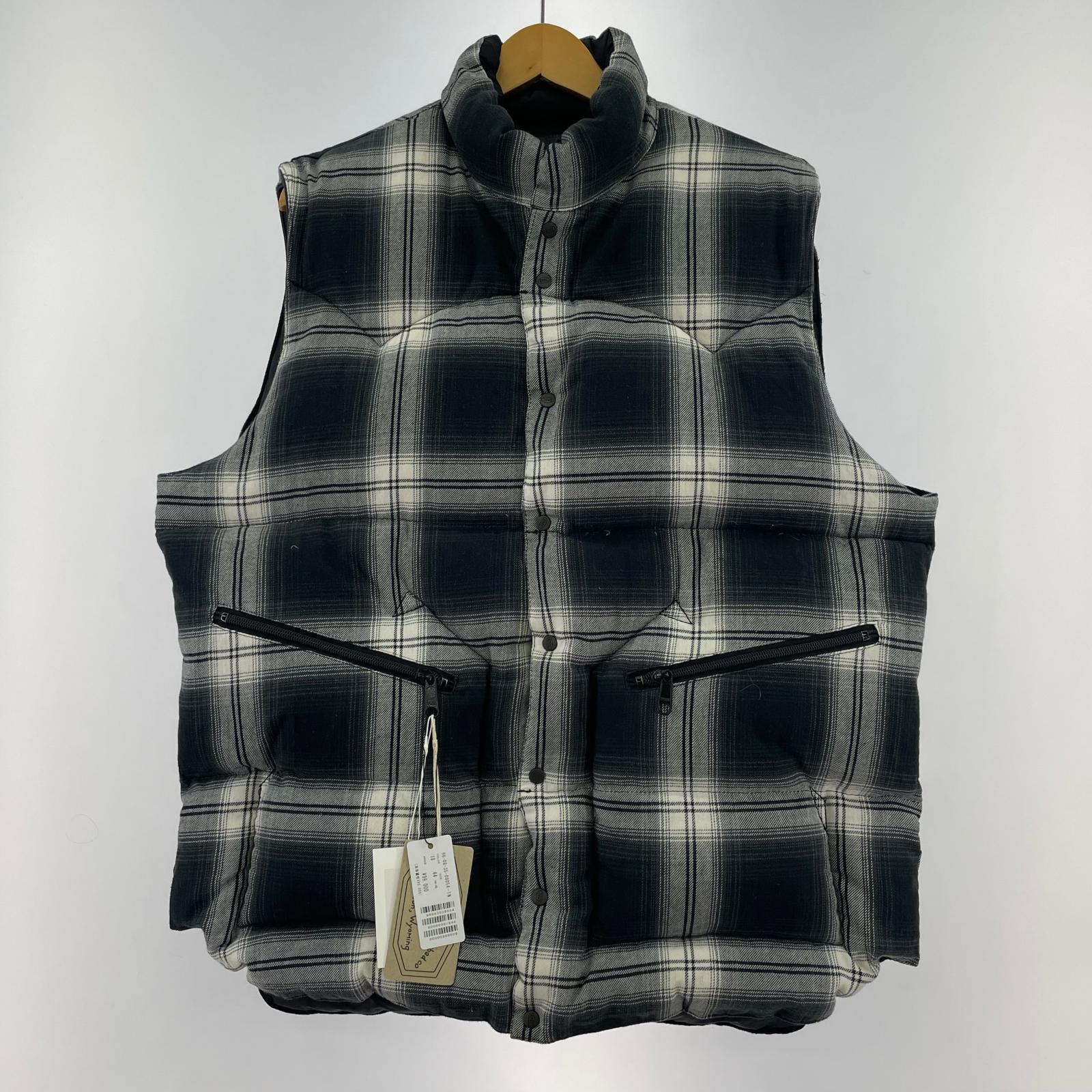ダウンベスト × Rafu RMFC Down Vest W/EMB'D Rafu022 44 ブラック
