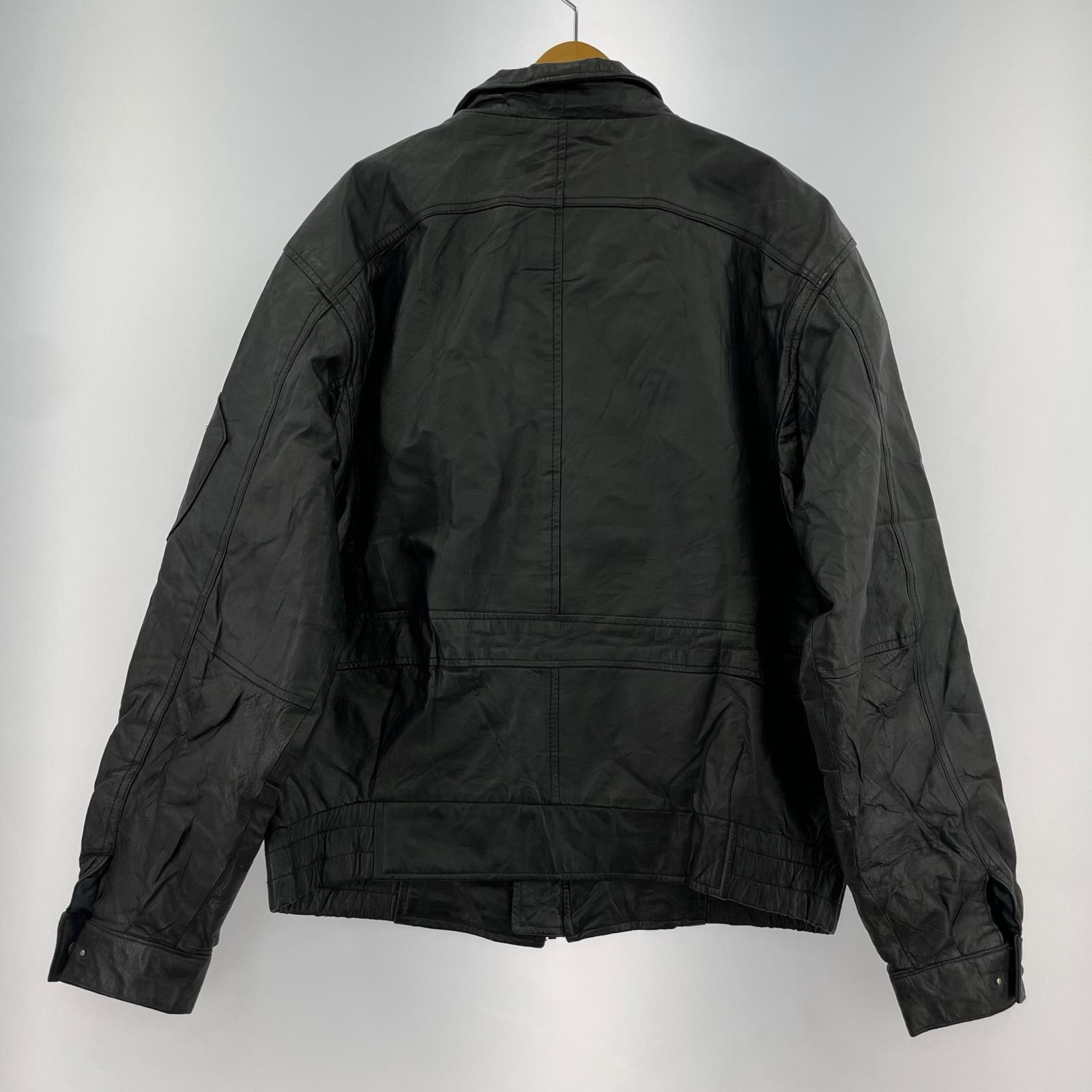 レザージャケット NEW ORDER 黒 ブラック