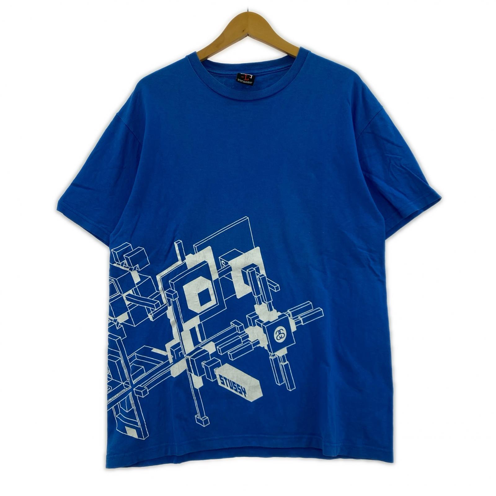 半袖Tシャツ グラフィックTee/BLU/L ブルー