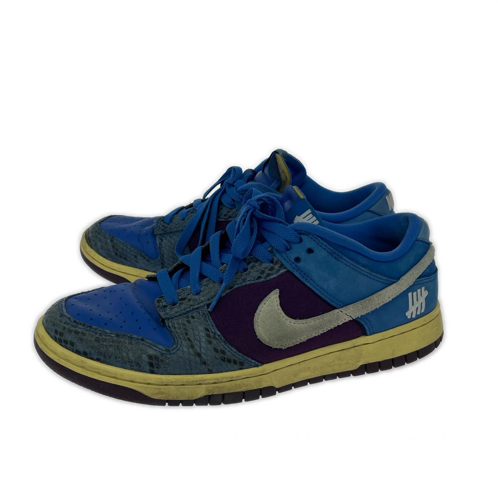 スニーカー UNDEFEATED × Nike Dunk Low 27.5cm 27.5cm (US9 1/2 UK9 EU45) ブルー