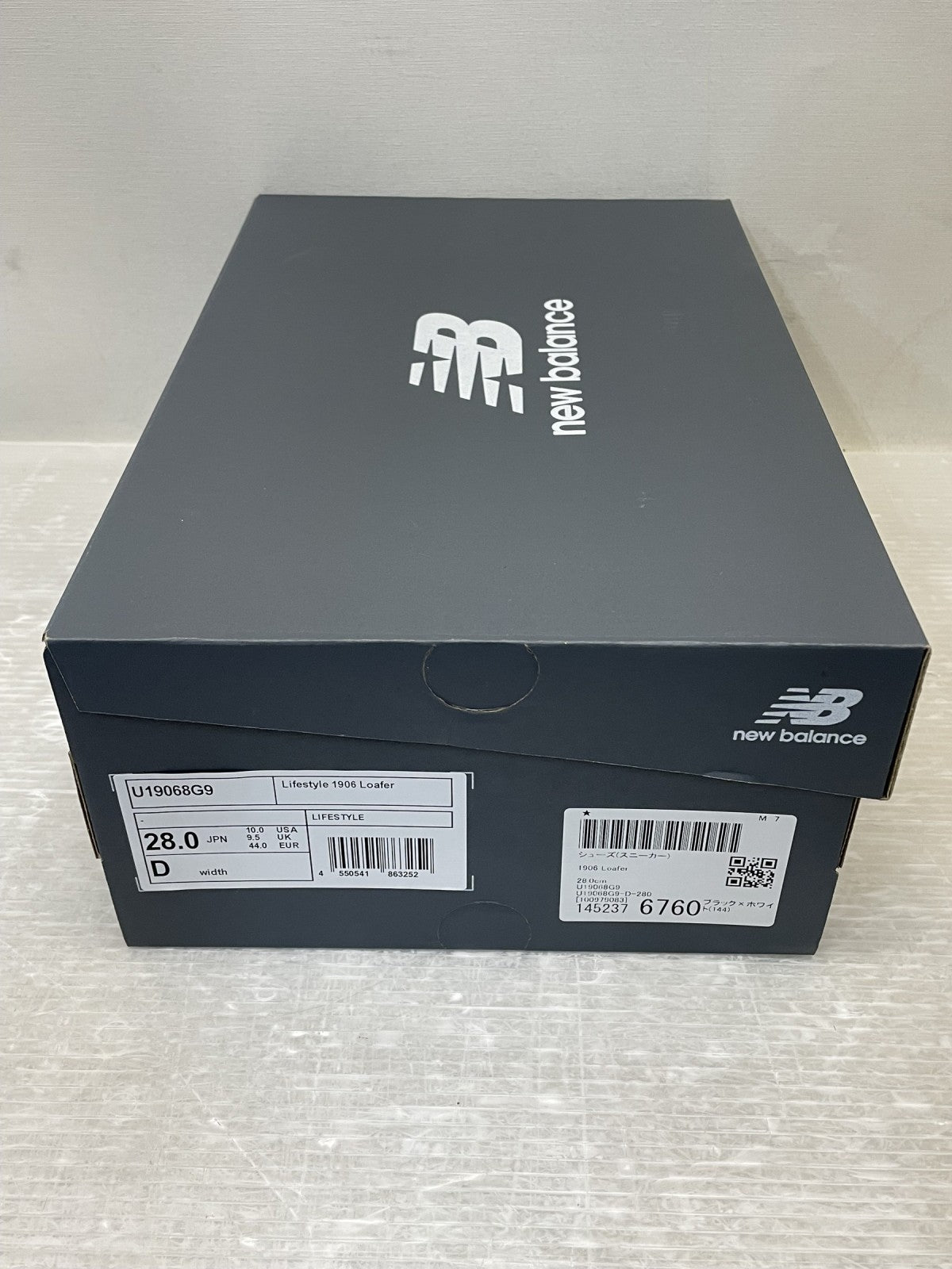 スニーカー NEW BALANCE U19068G9 Angora スニーカー サイズ28cm 白×黒