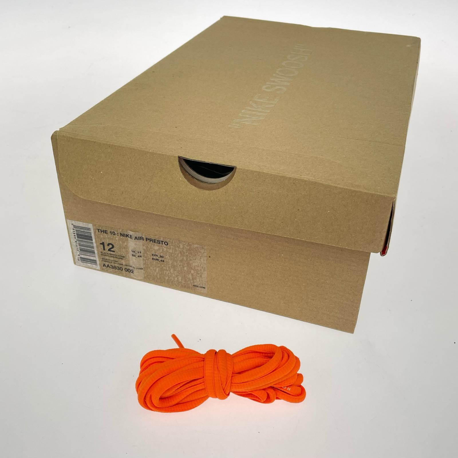 スニーカー Off-White Air Presto BLK 30cm 30cm (US12 UK11 1/2 EU50) ブラック